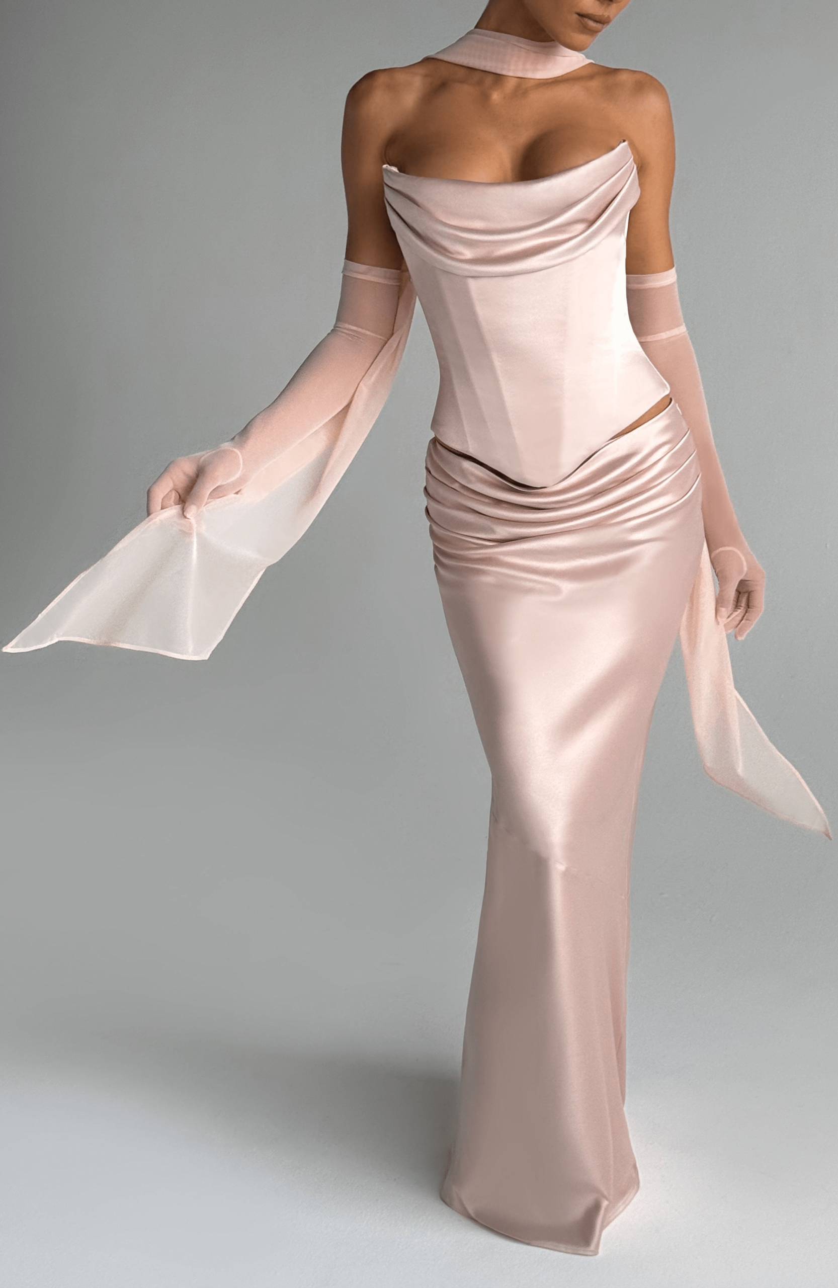 Ayla Scarf – Soft Peach