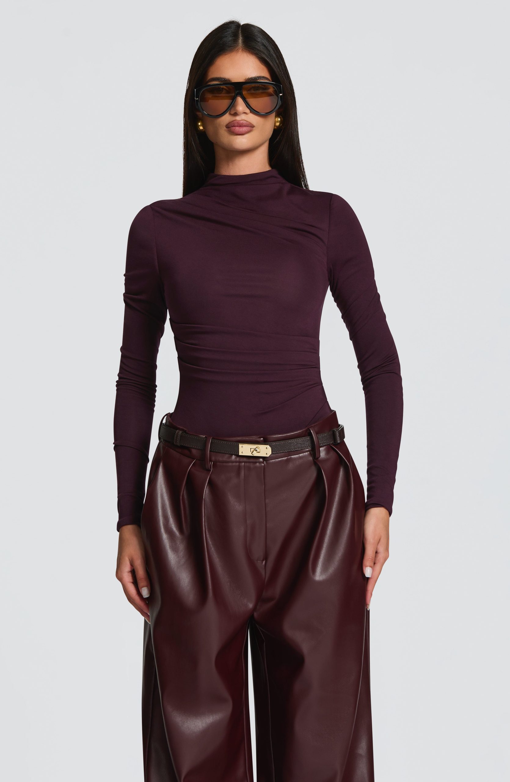 Pearson Bodysuit – Plum