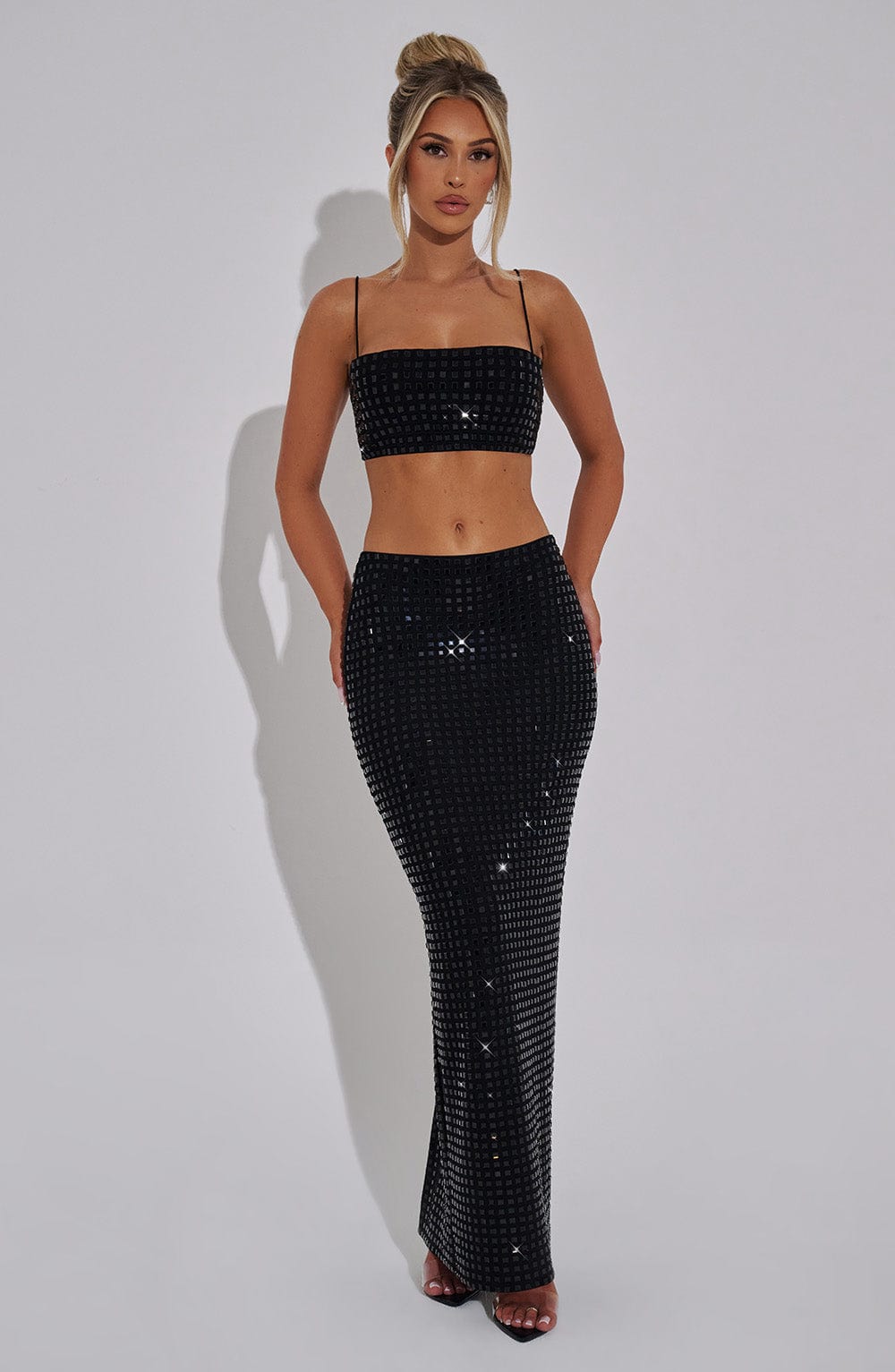 Dimity Maxi Skirt – Black