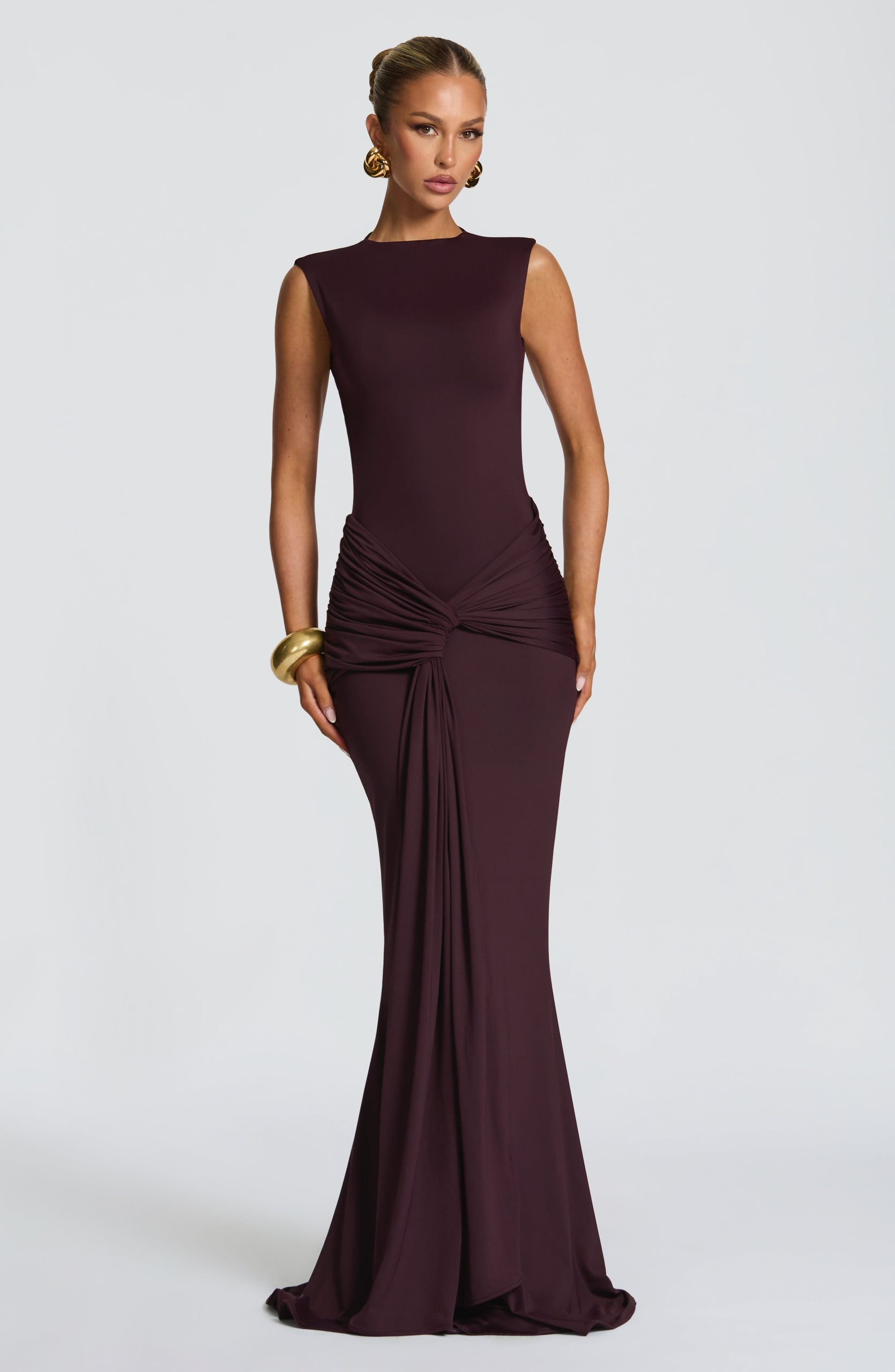 Lorenza Maxi Dress – Plum