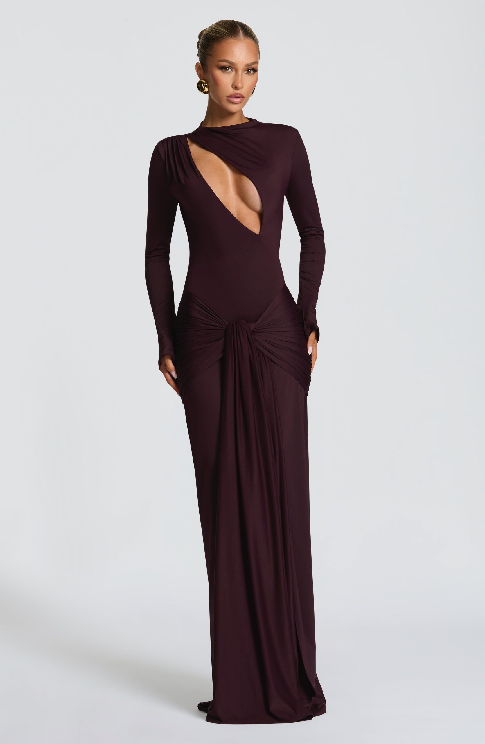 Tahnee Maxi Dress – Plum