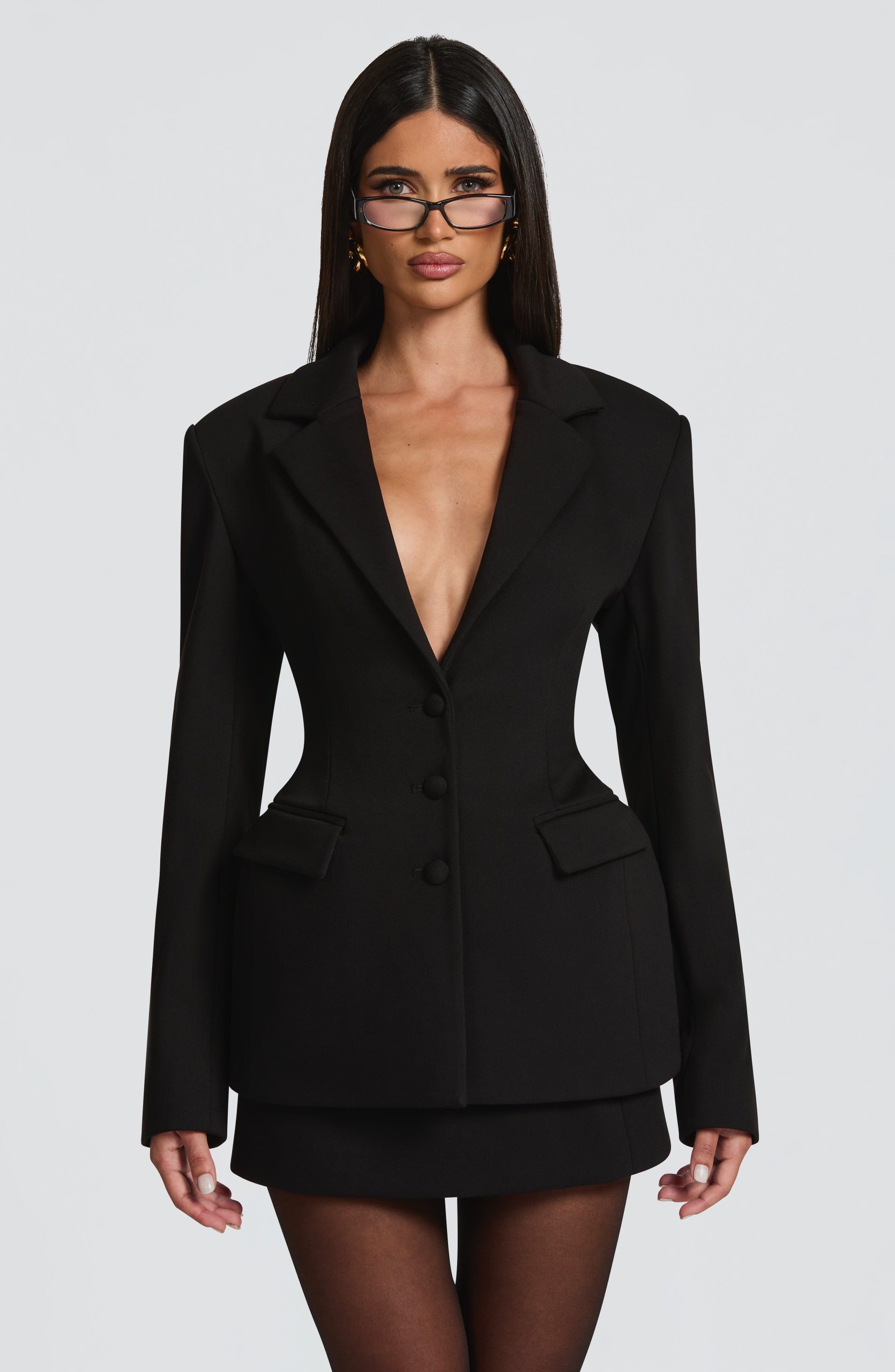 Rowena Blazer – Black