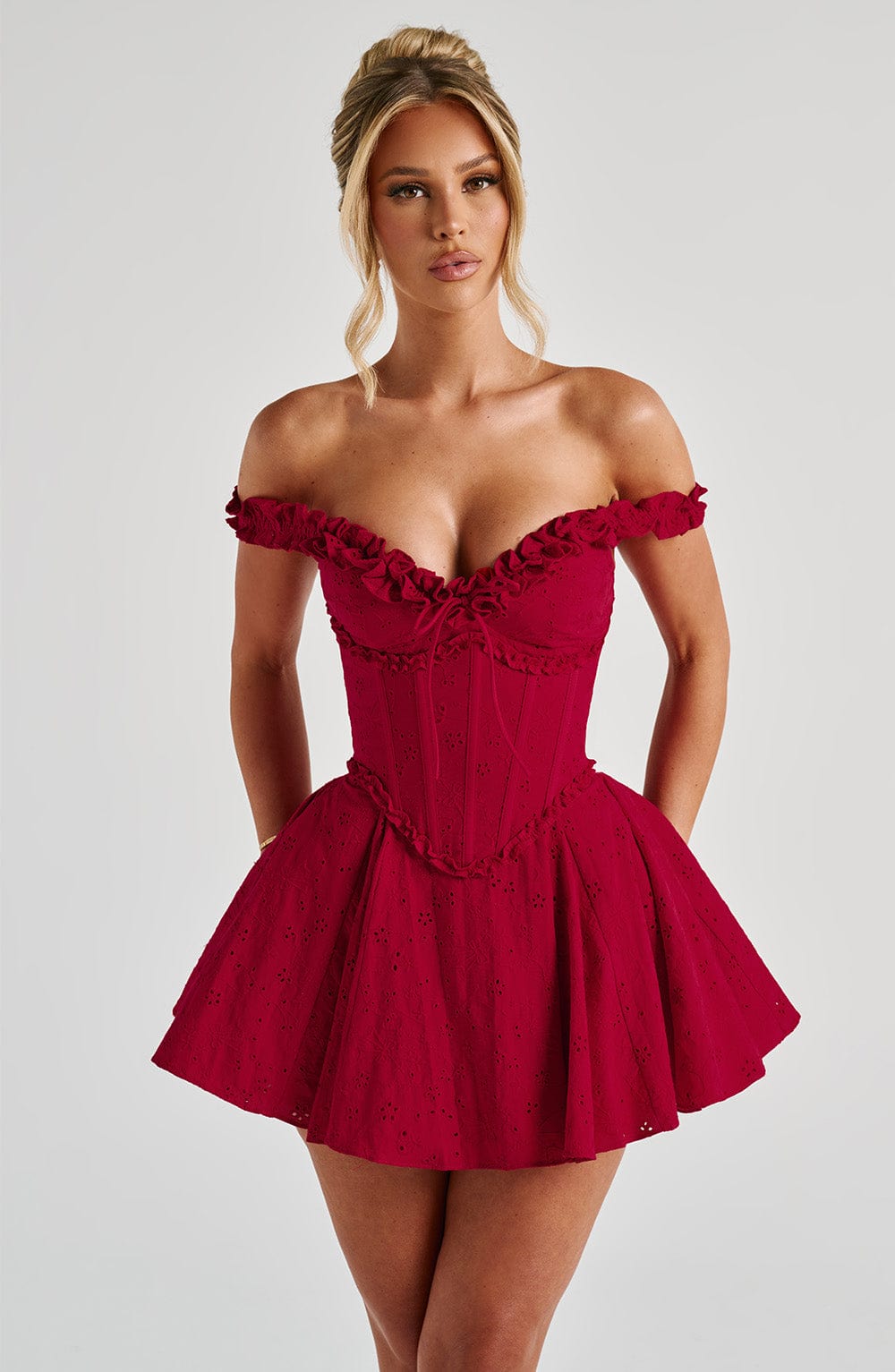 Elva Playsuit – Red