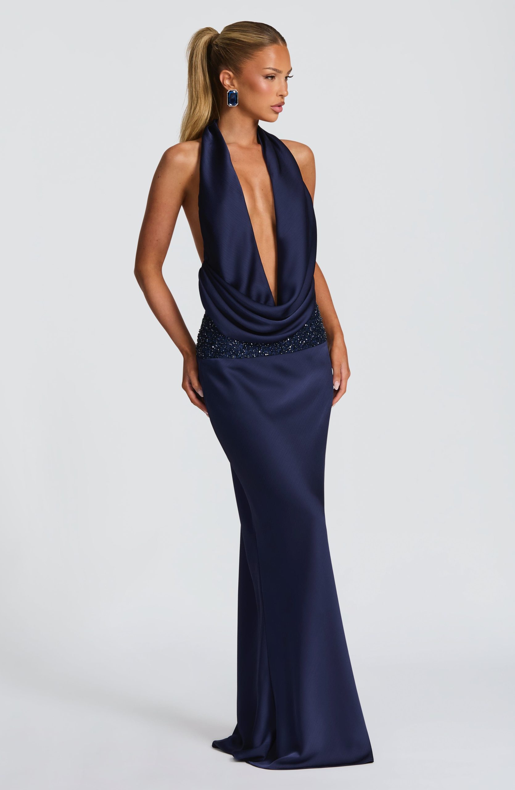Ira Maxi Skirt – Navy
