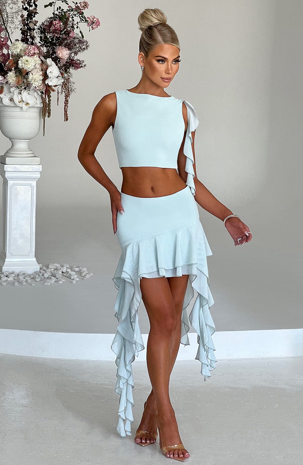 Ferna Mini Skirt – Mint