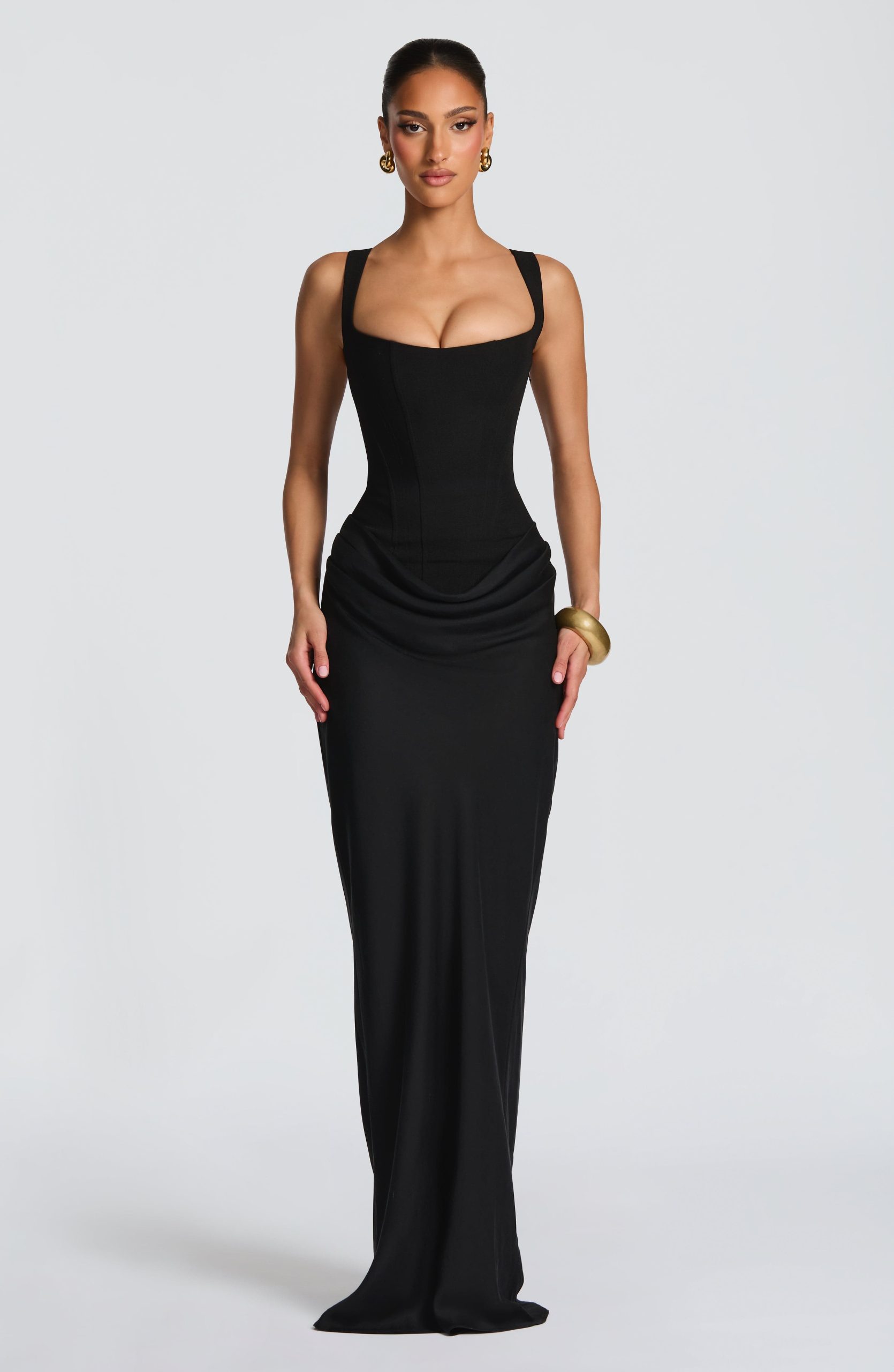 Cornelia Maxi Dress – Black