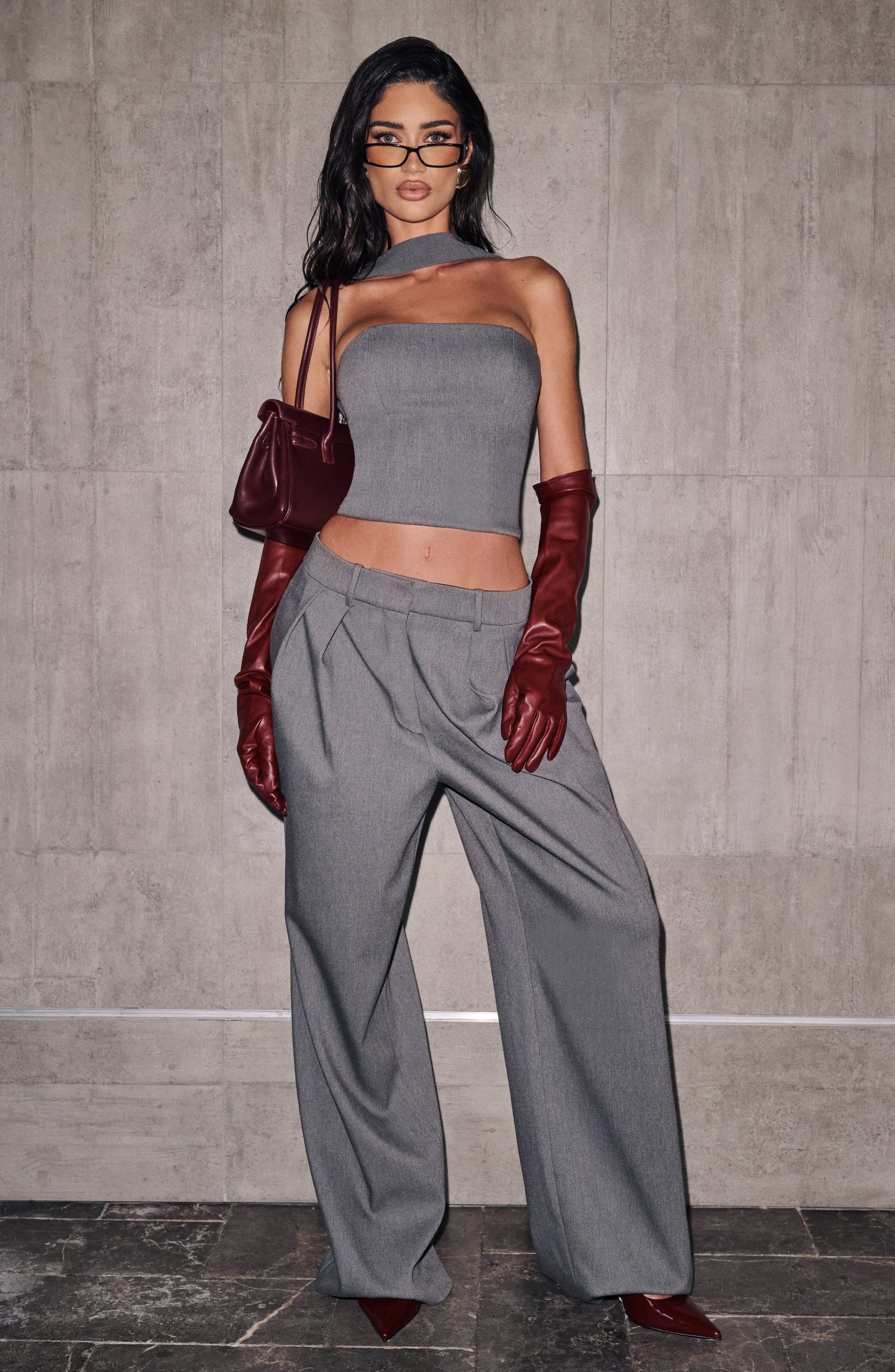 Kirsty Pants – Grey Marl