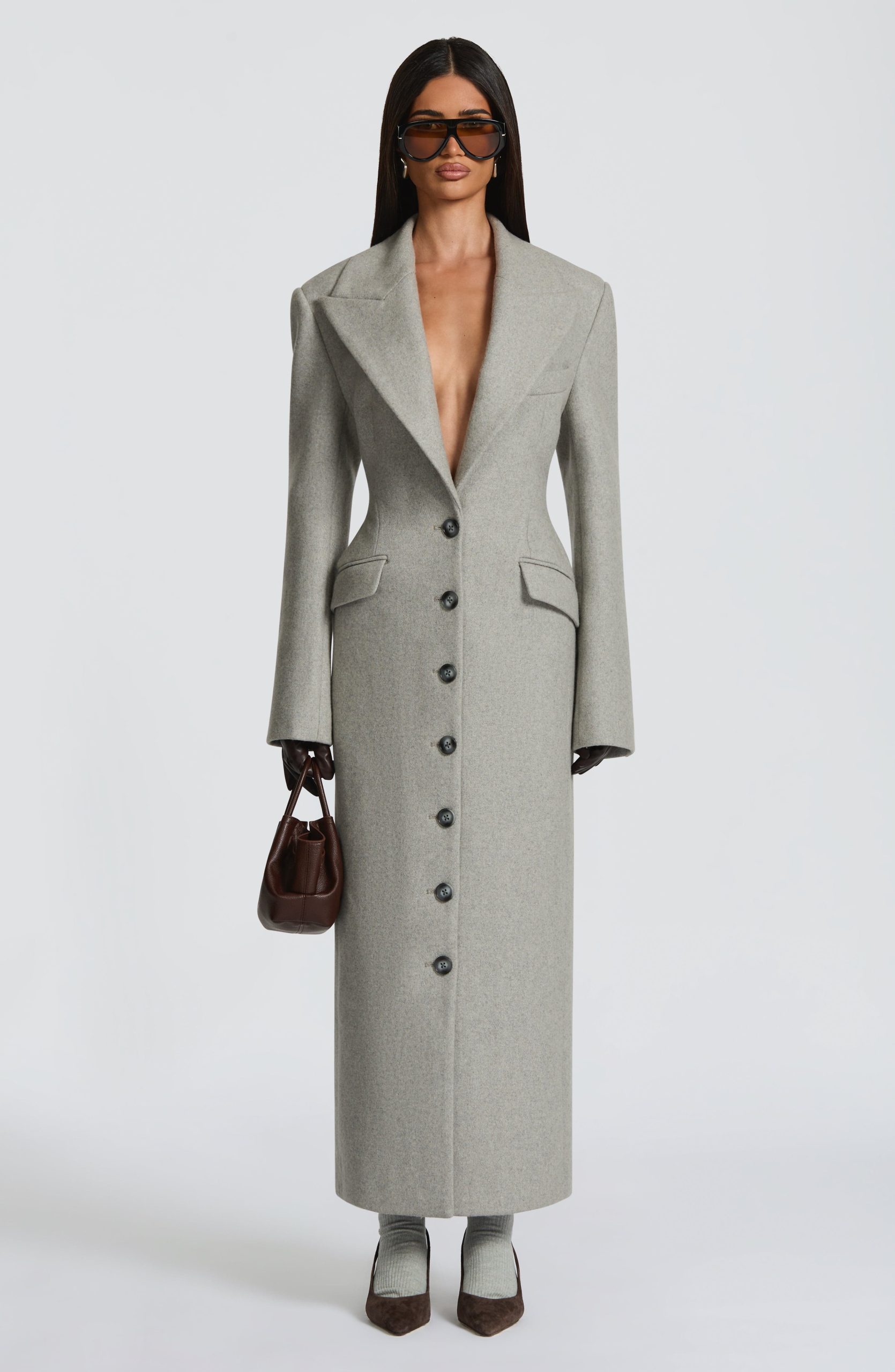 Ursula Coat – Light Grey