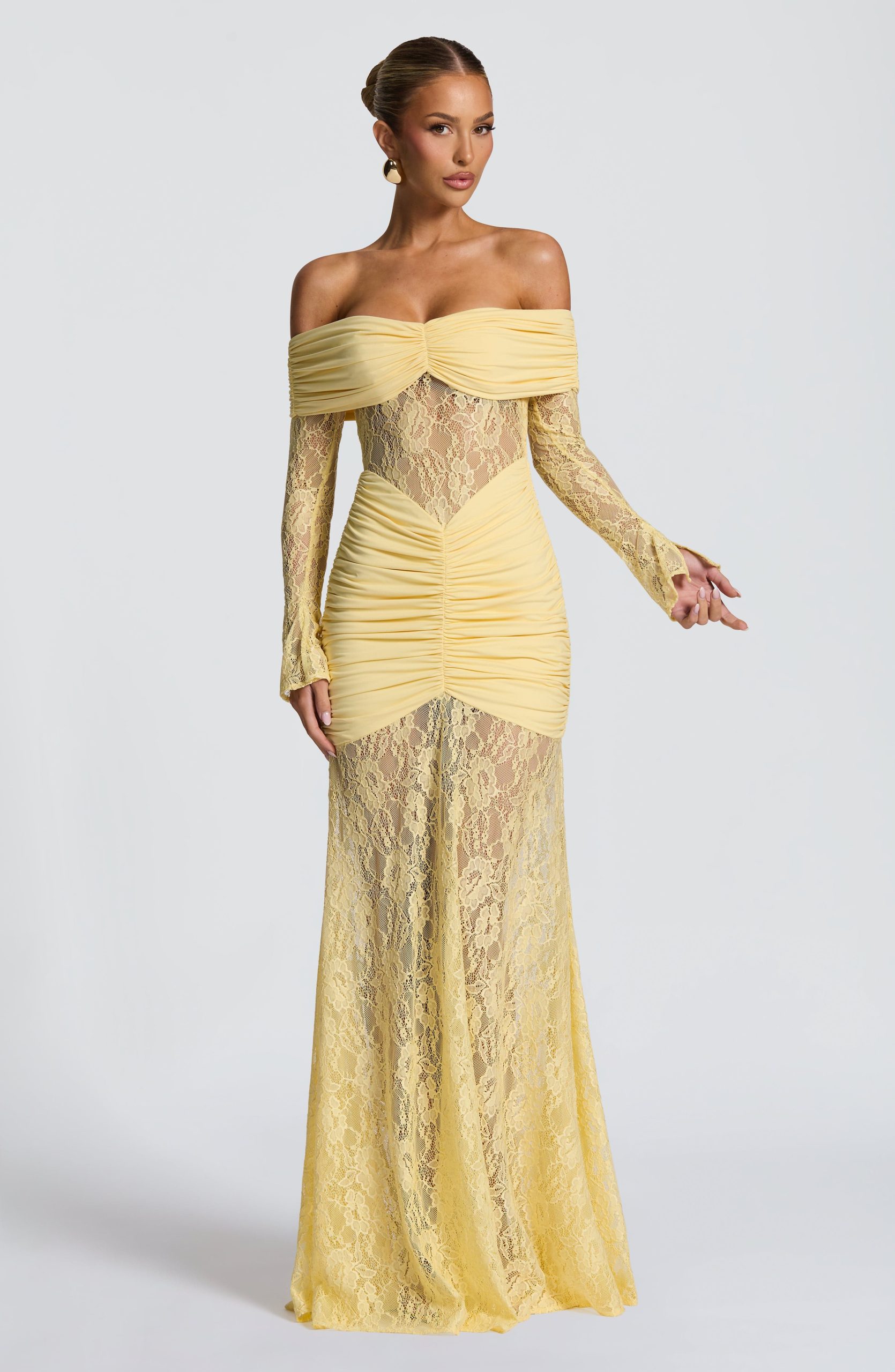Sauline Maxi Dress – Lemon