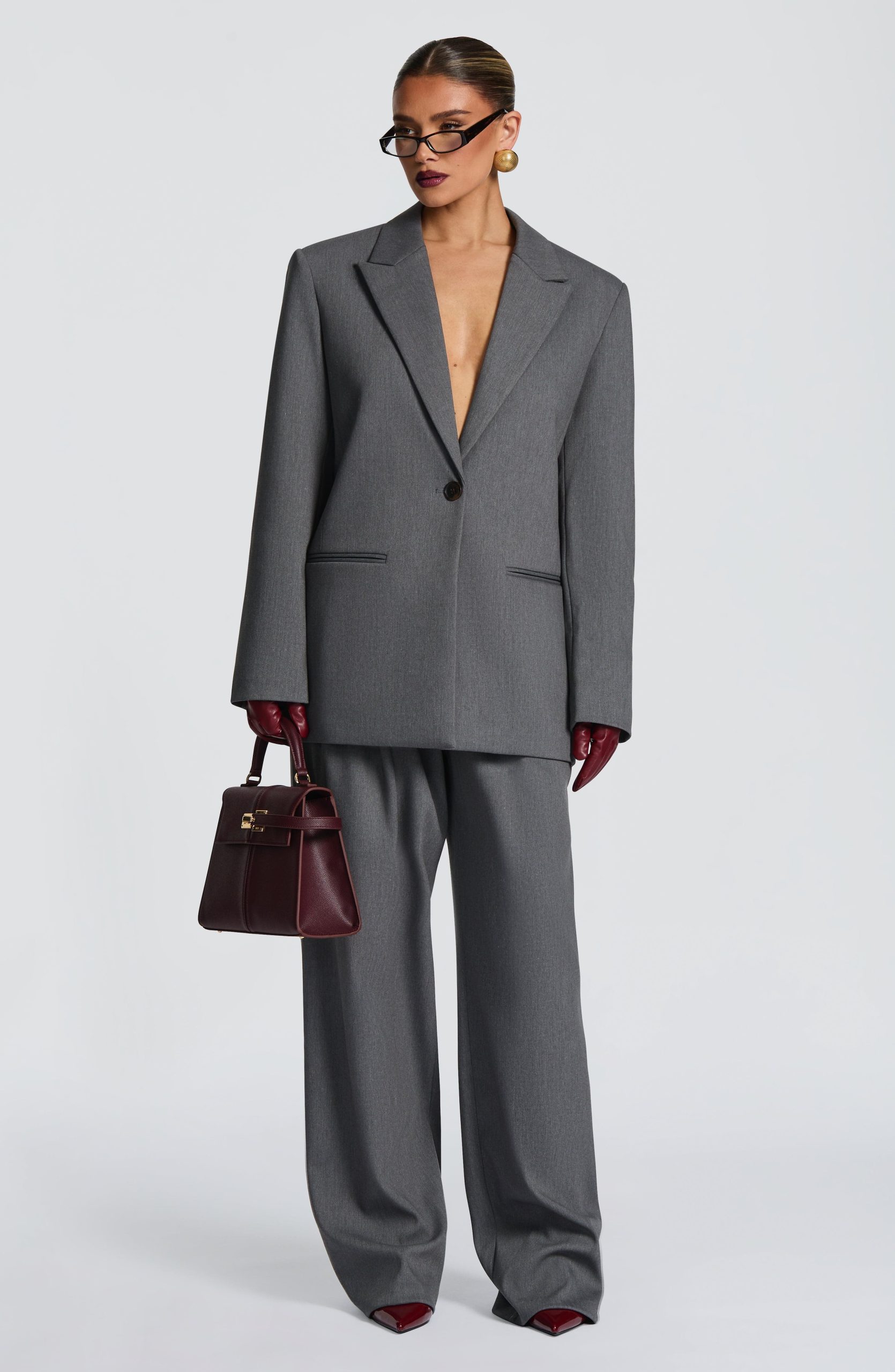 Reece Blazer – Grey Marl