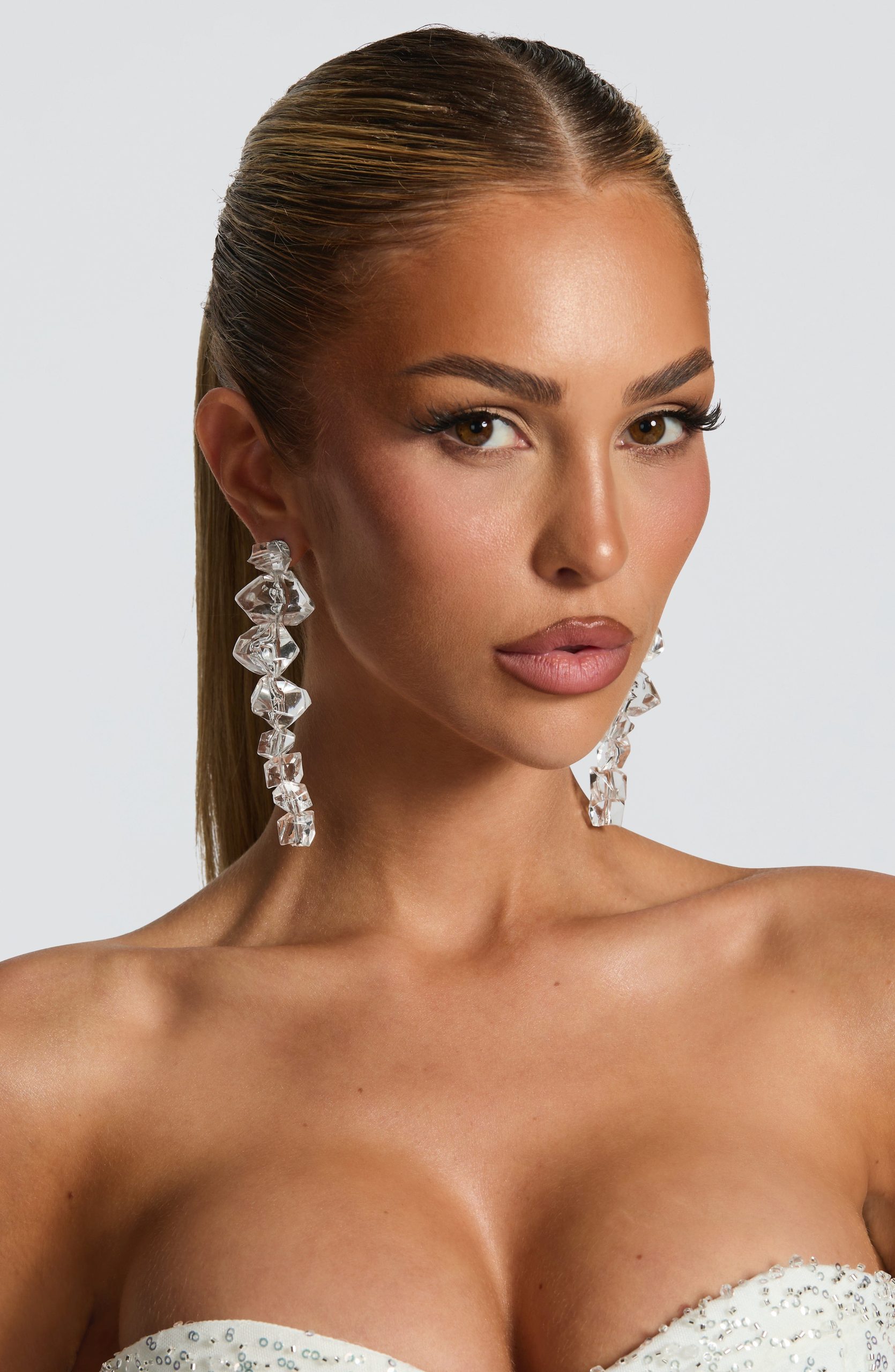 Lumina Earrings – Clear