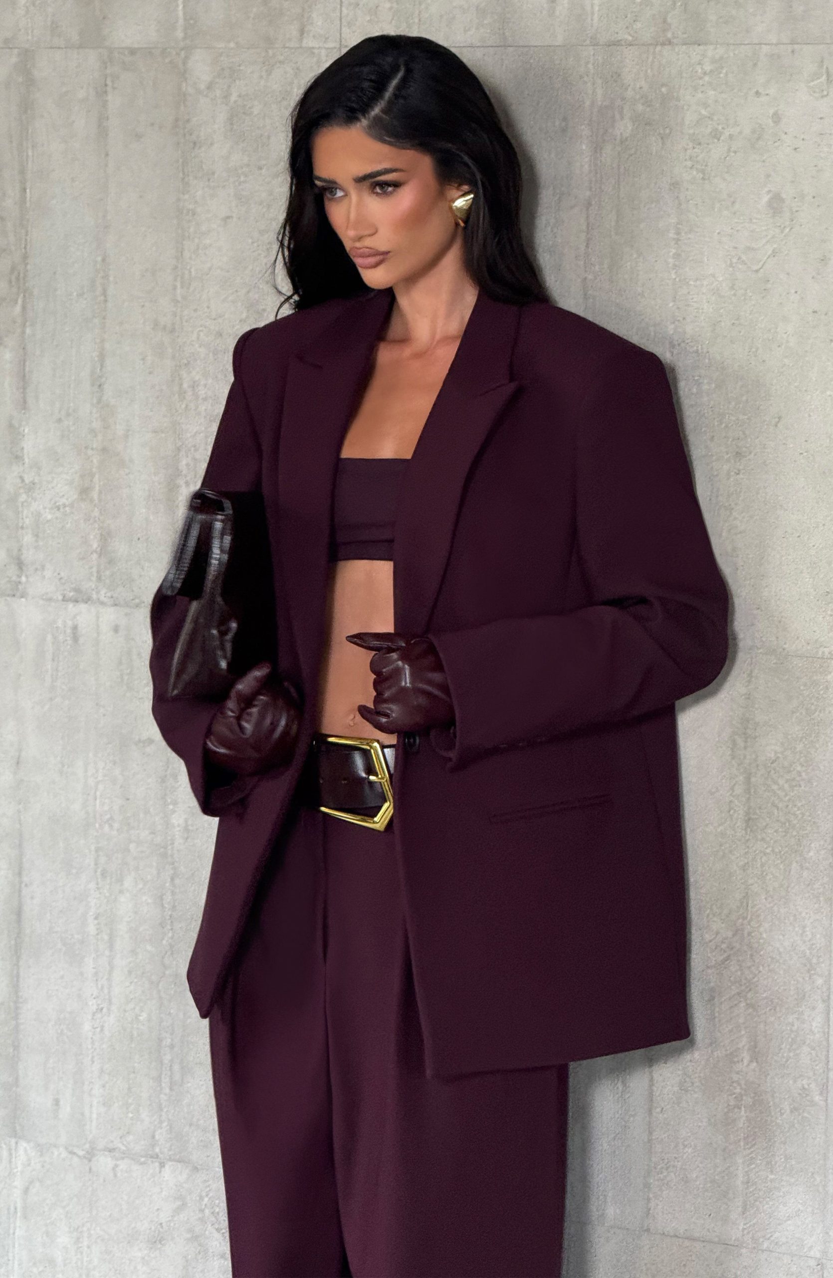 Reece Blazer – Plum