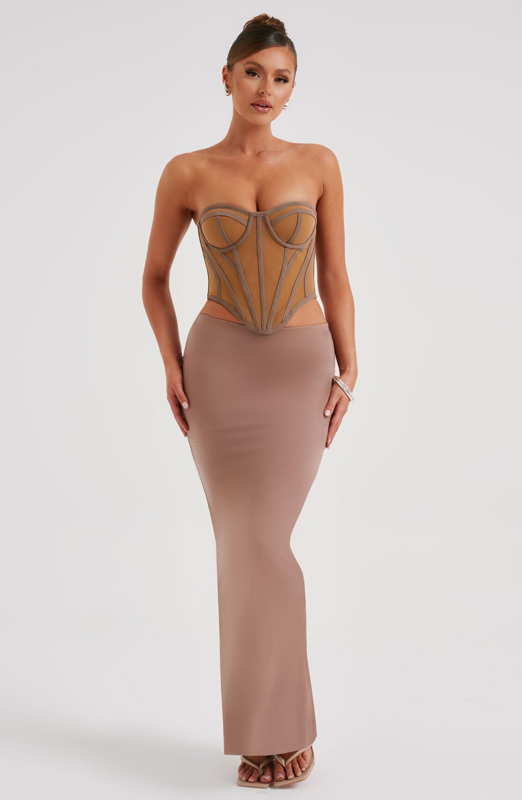 Astrid Maxi Skirt – Chocolate