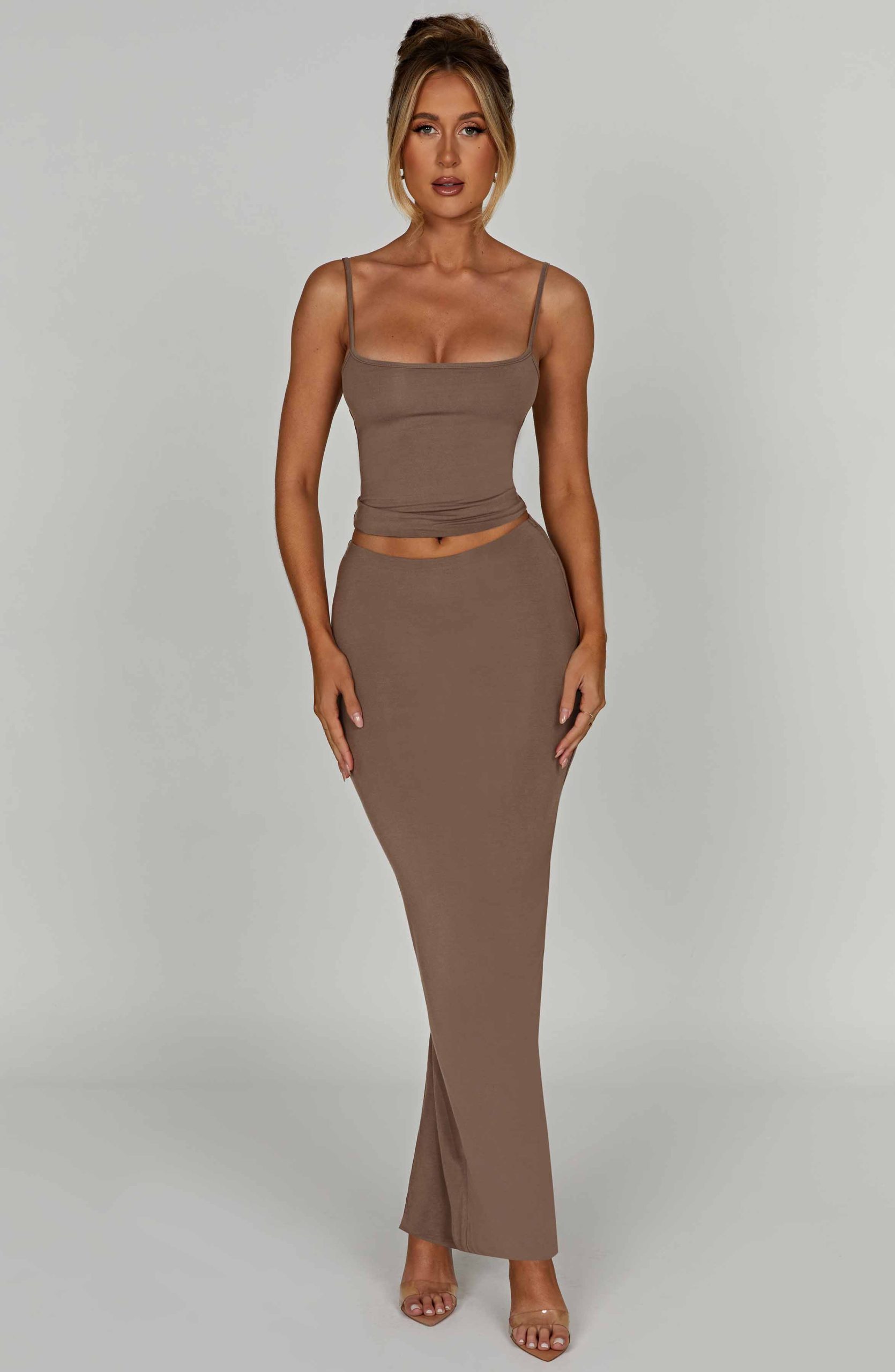 Yazmin Maxi Skirt – Mocha