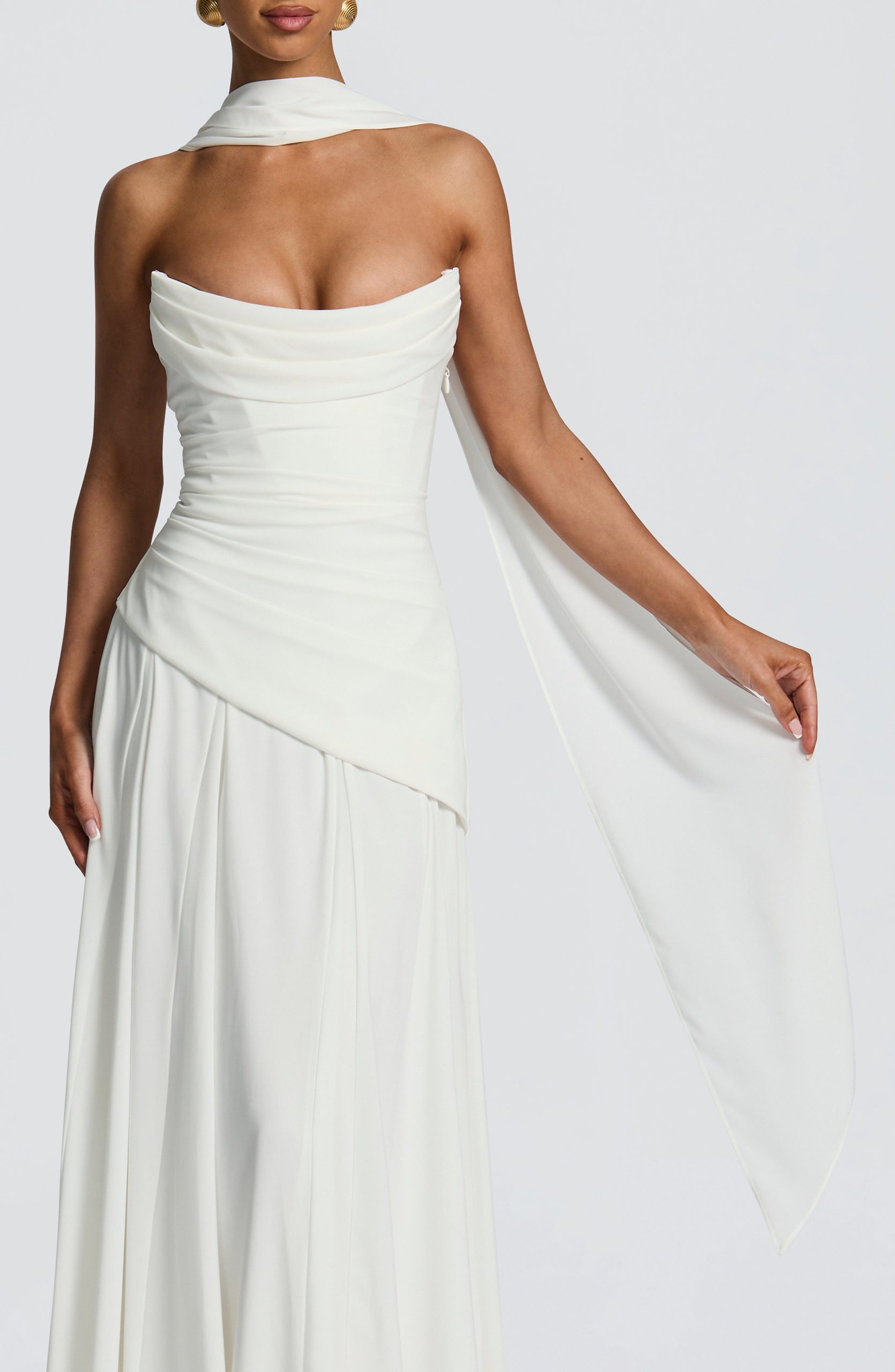 Mila Scarf – Ivory