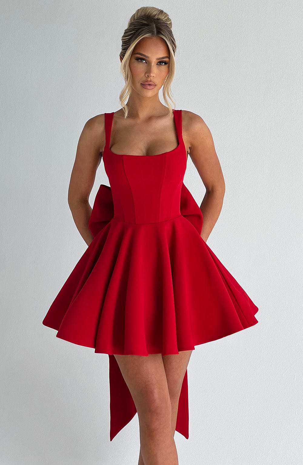 Rue Mini Dress – Red