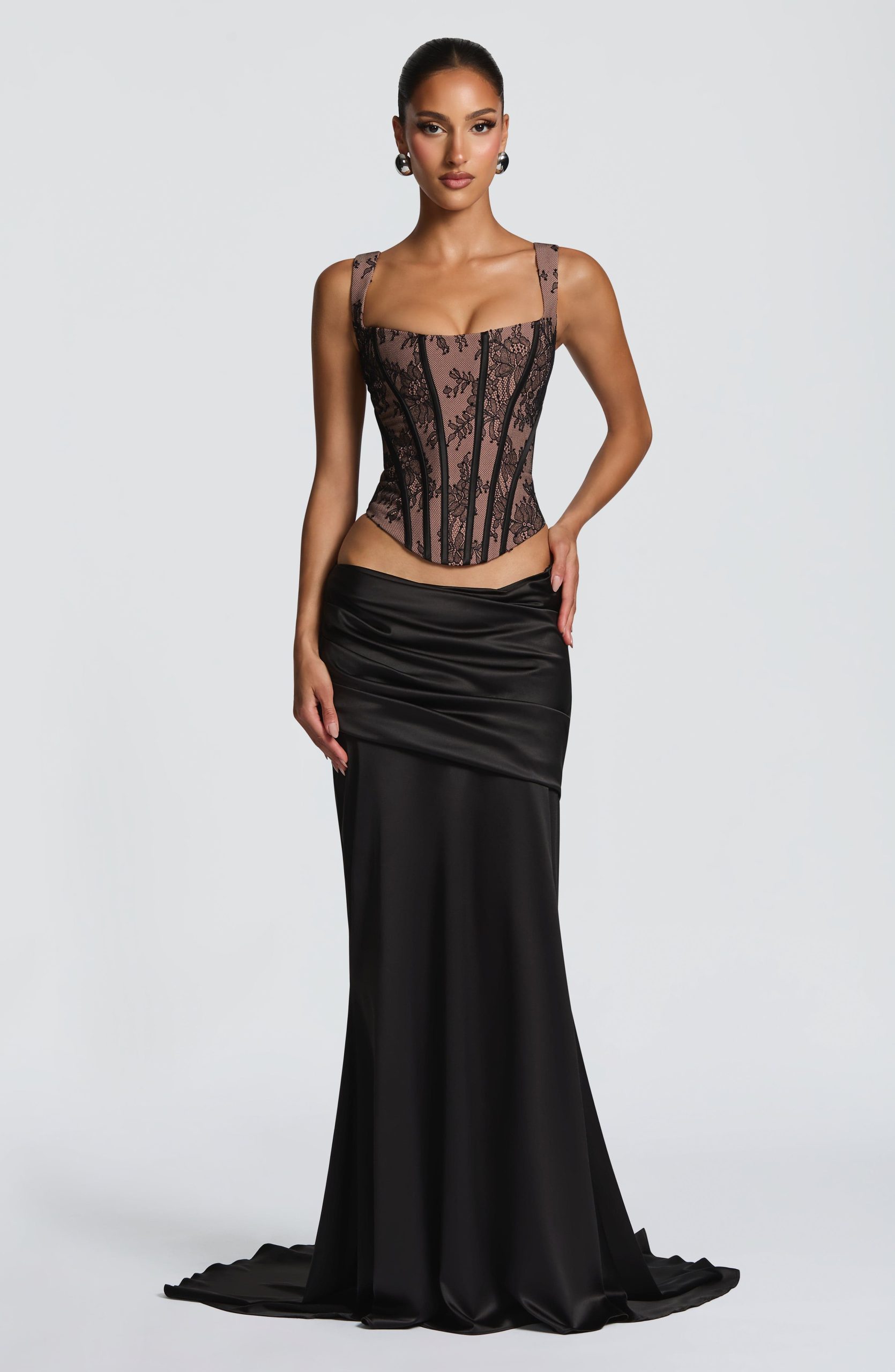 Claudette Maxi Skirt – Black