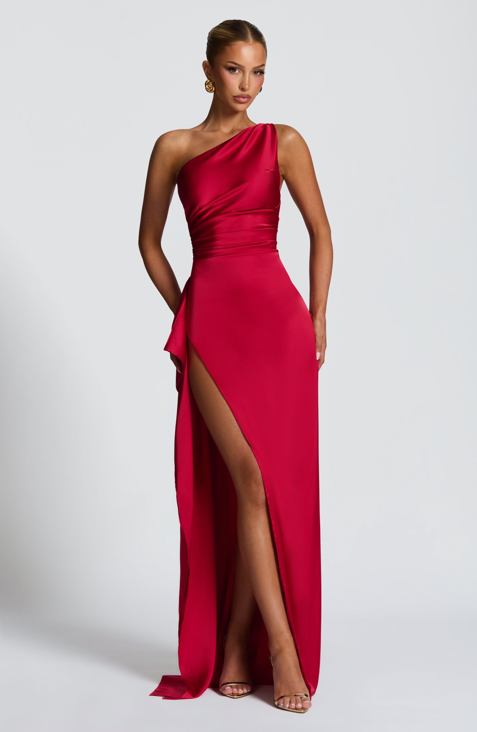 Ariel Maxi Dress – Red