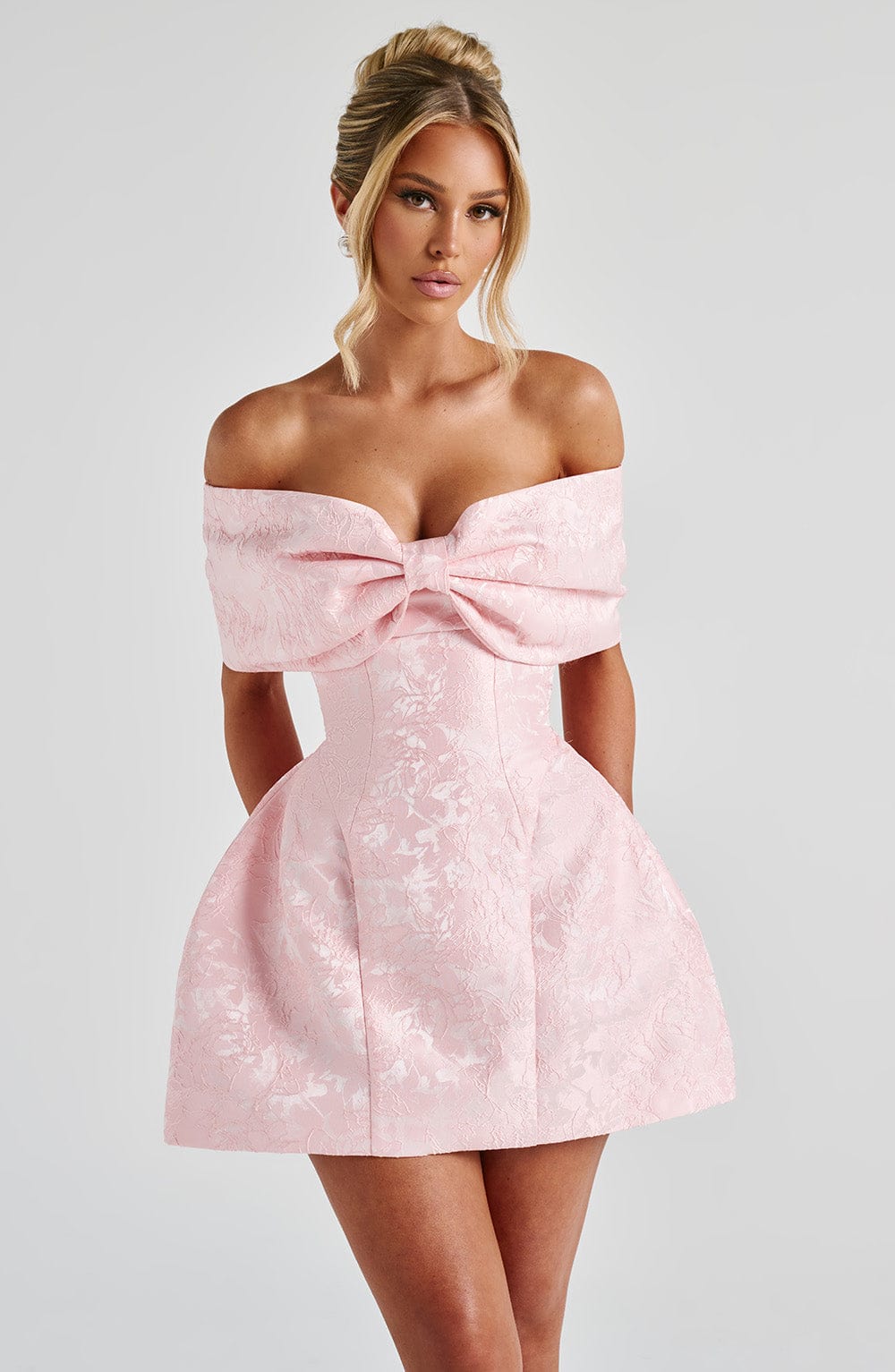 Raquel Mini Dress – Blush
