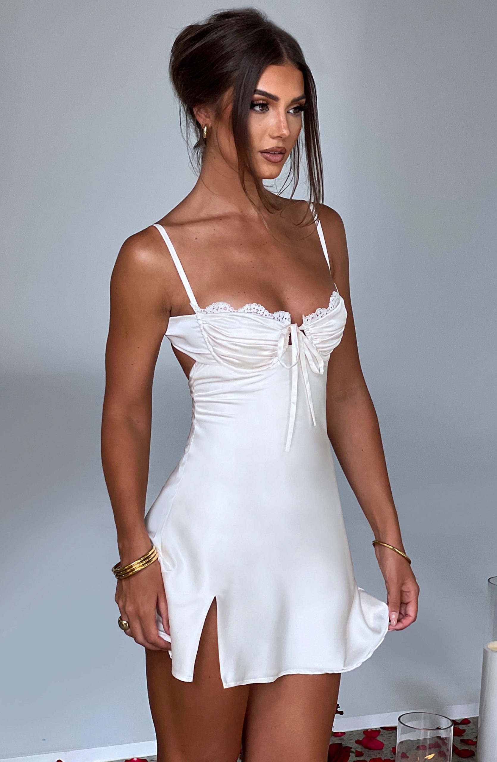 Sherise Mini Dress – Ivory