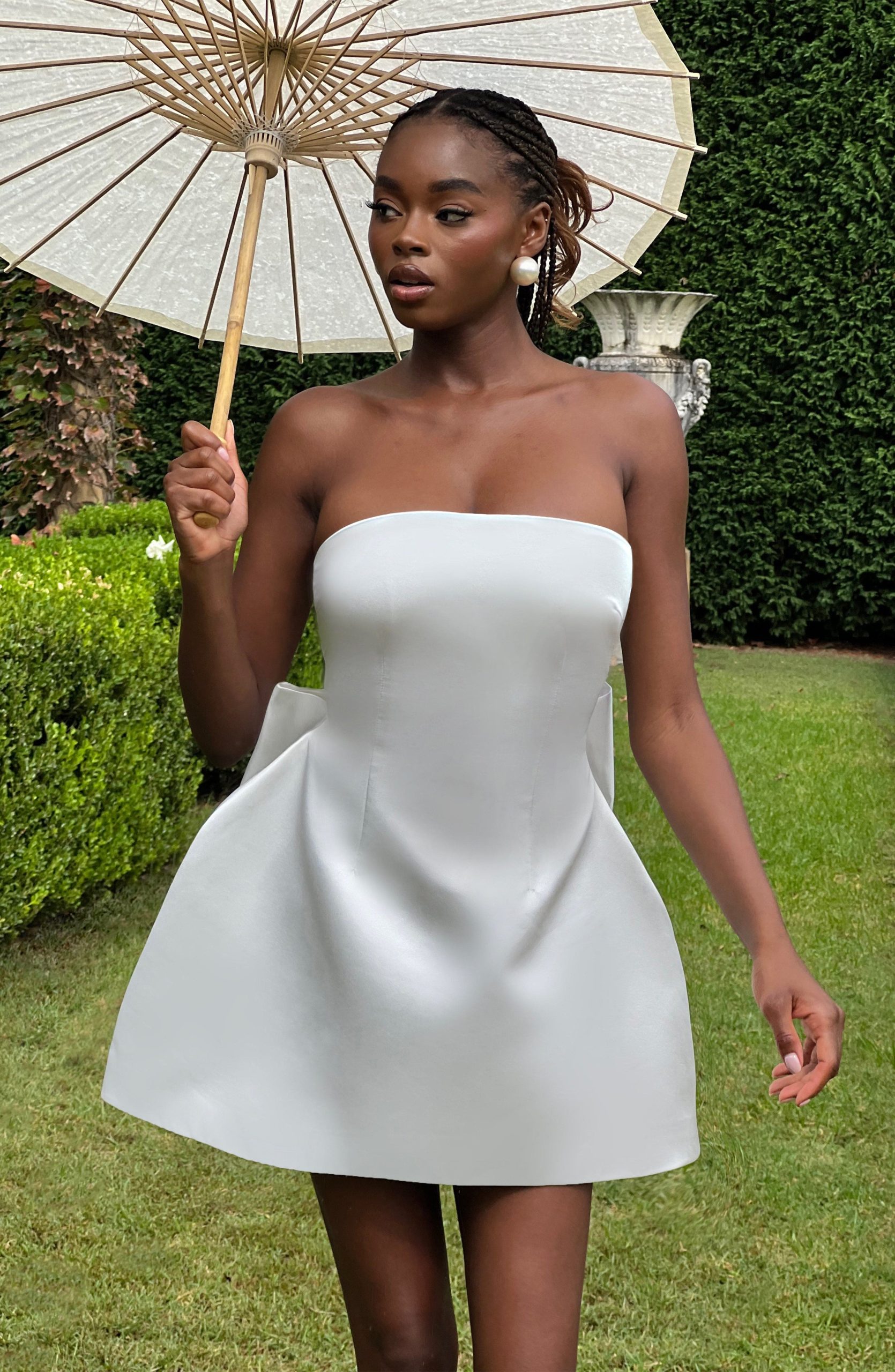 Abbey Mini Dress – Ivory