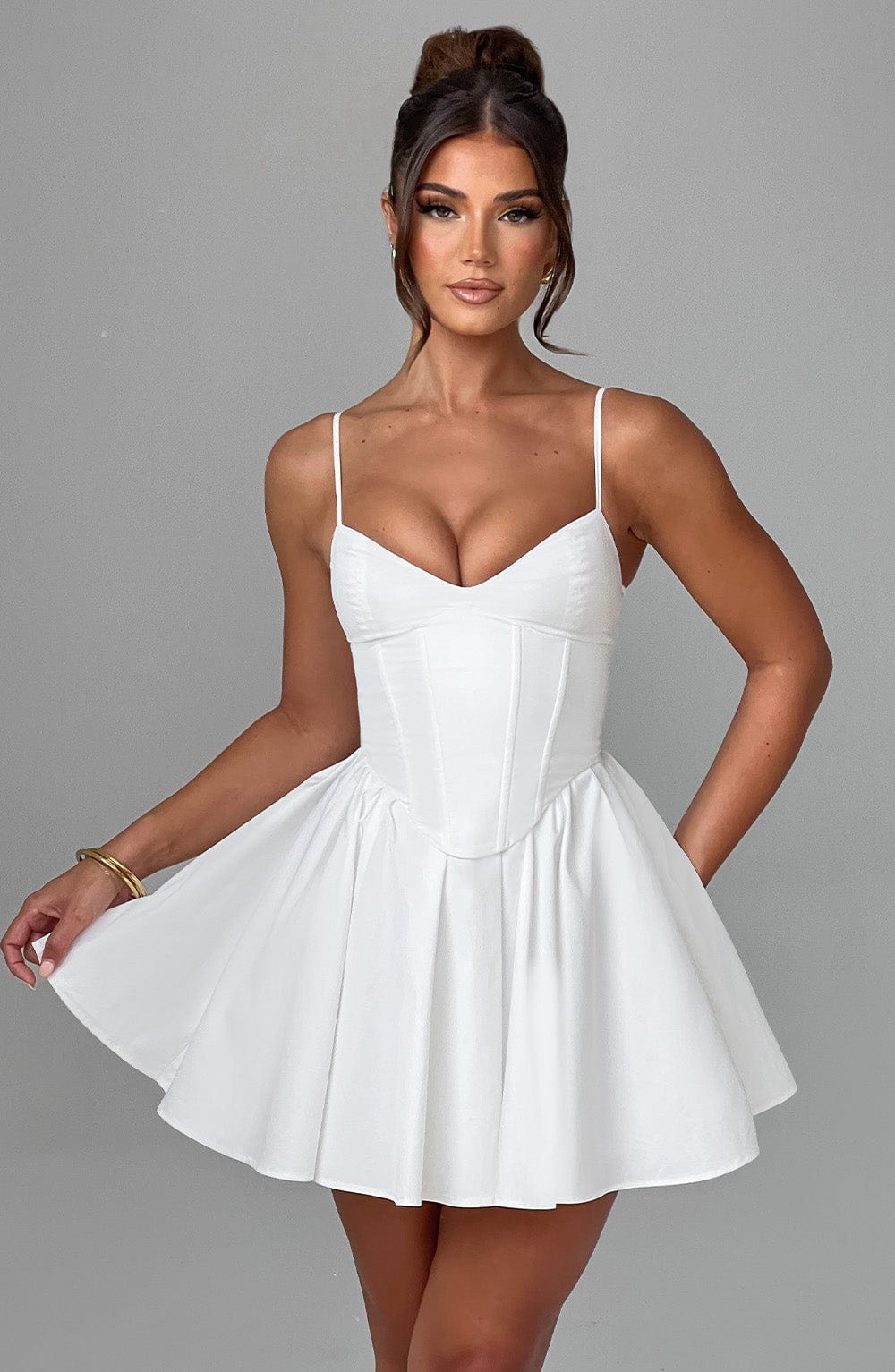 Analeigh Mini Dress – Ivory