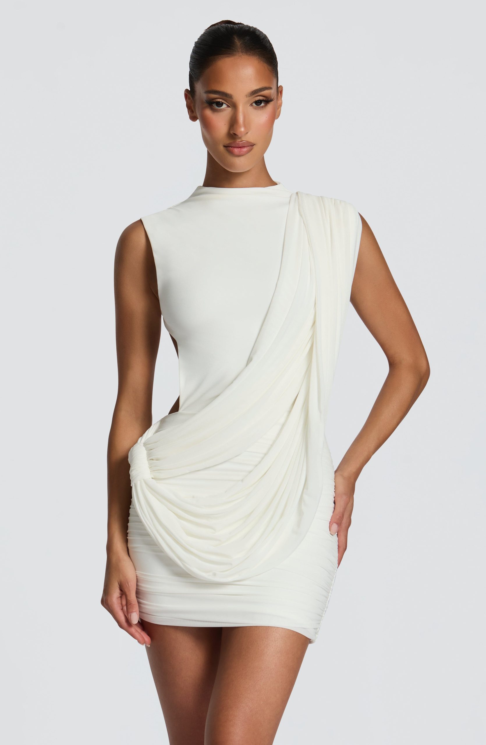 Mireya Mini Dress – Ivory