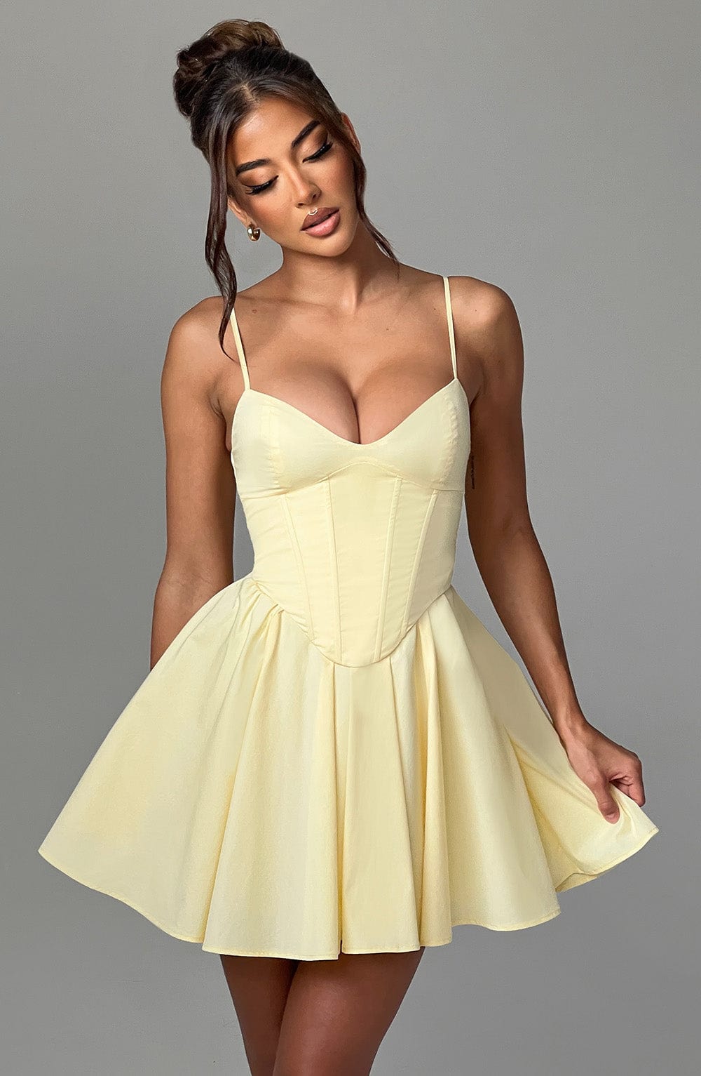 Analeigh Mini Dress – Lemon