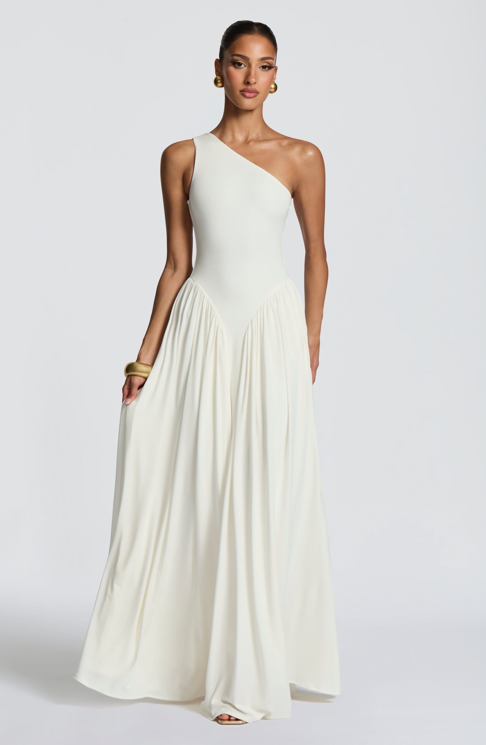 Vespera Maxi Dress – Ivory