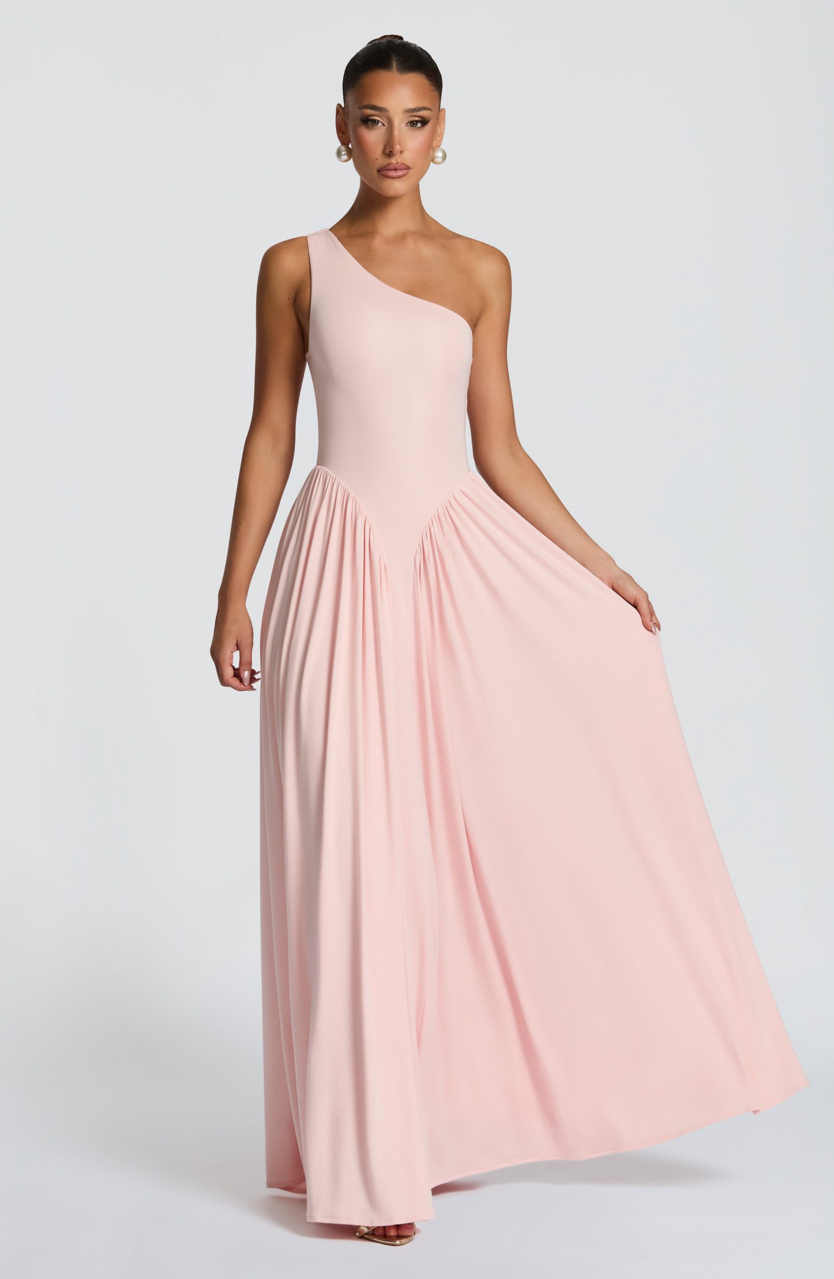 Vespera Maxi Dress – Soft Blush