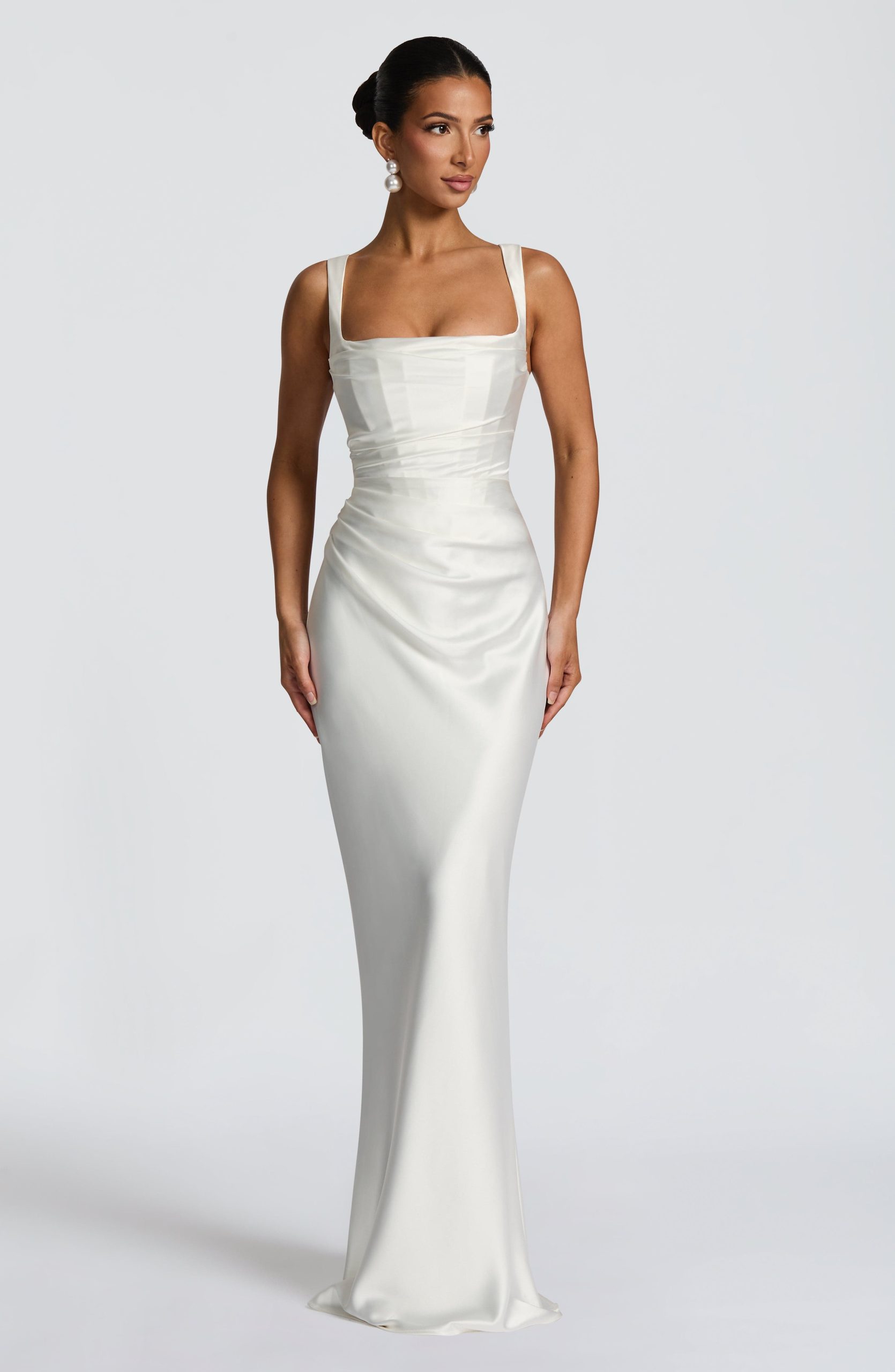 Calanthe Maxi Dress – Ivory