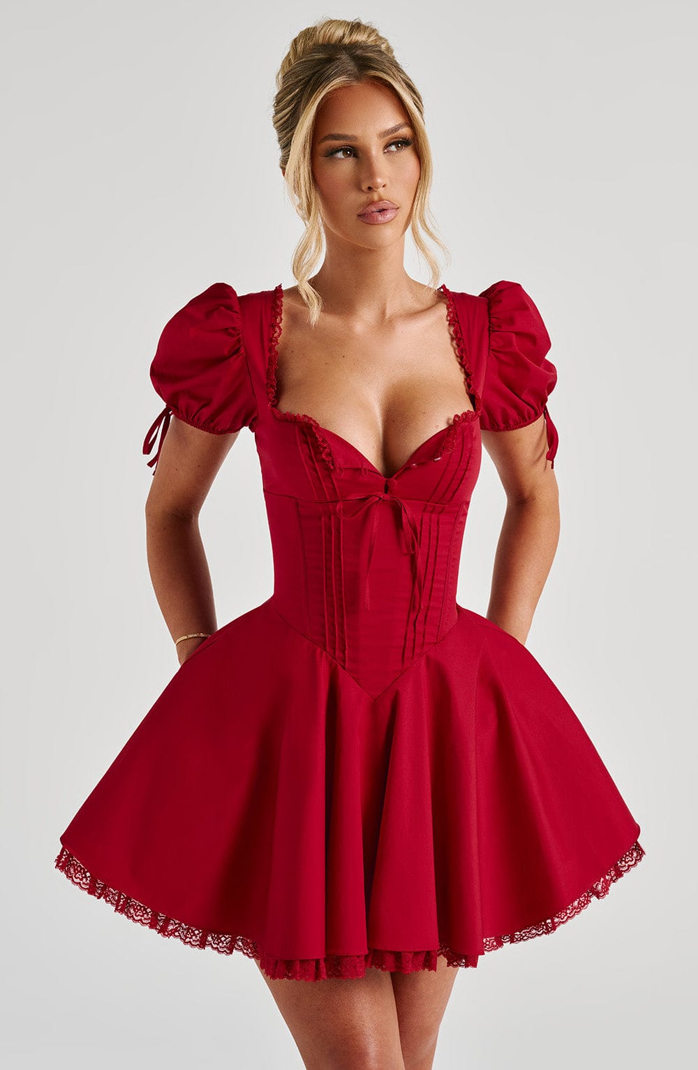 Annie Mini Dress – Red