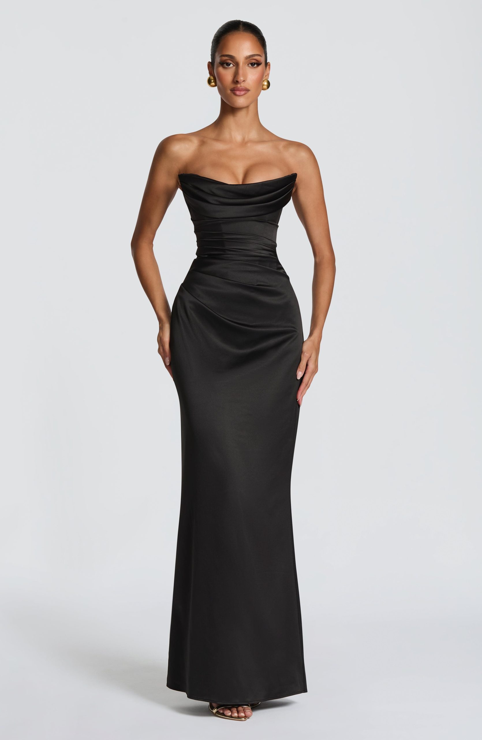 Vessa Maxi Dress – Black