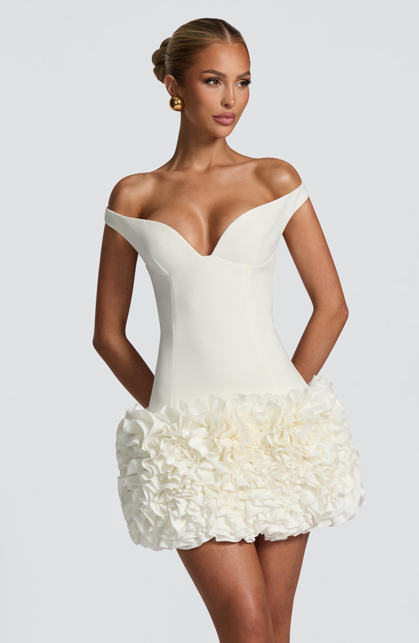 Aveta Mini Dress – Ivory