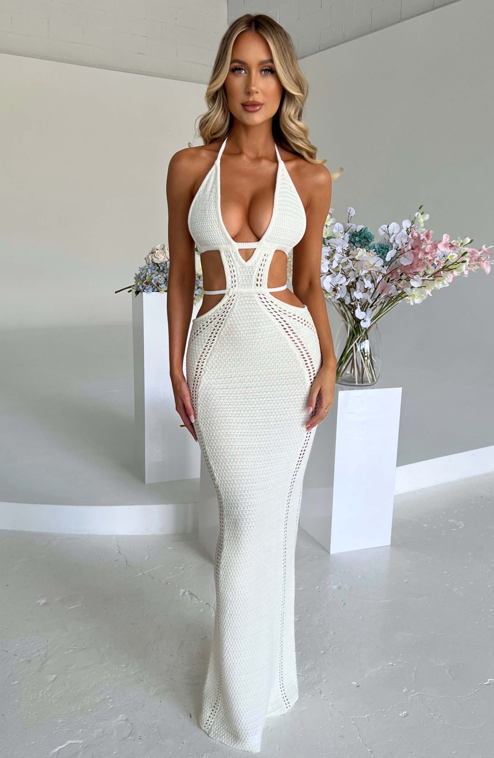 Arabella Maxi Dress – White