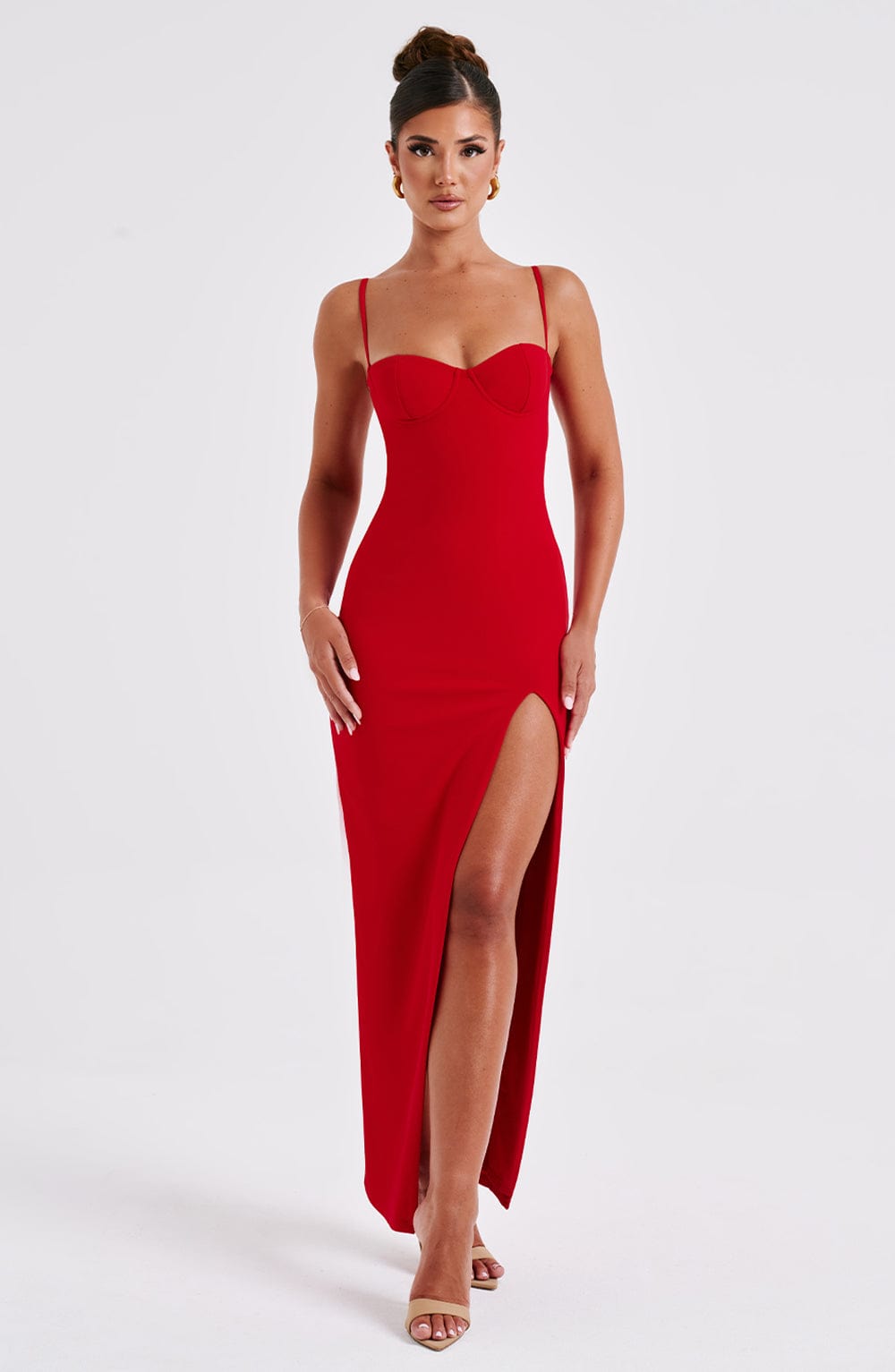 Asteria Maxi Dress – Red