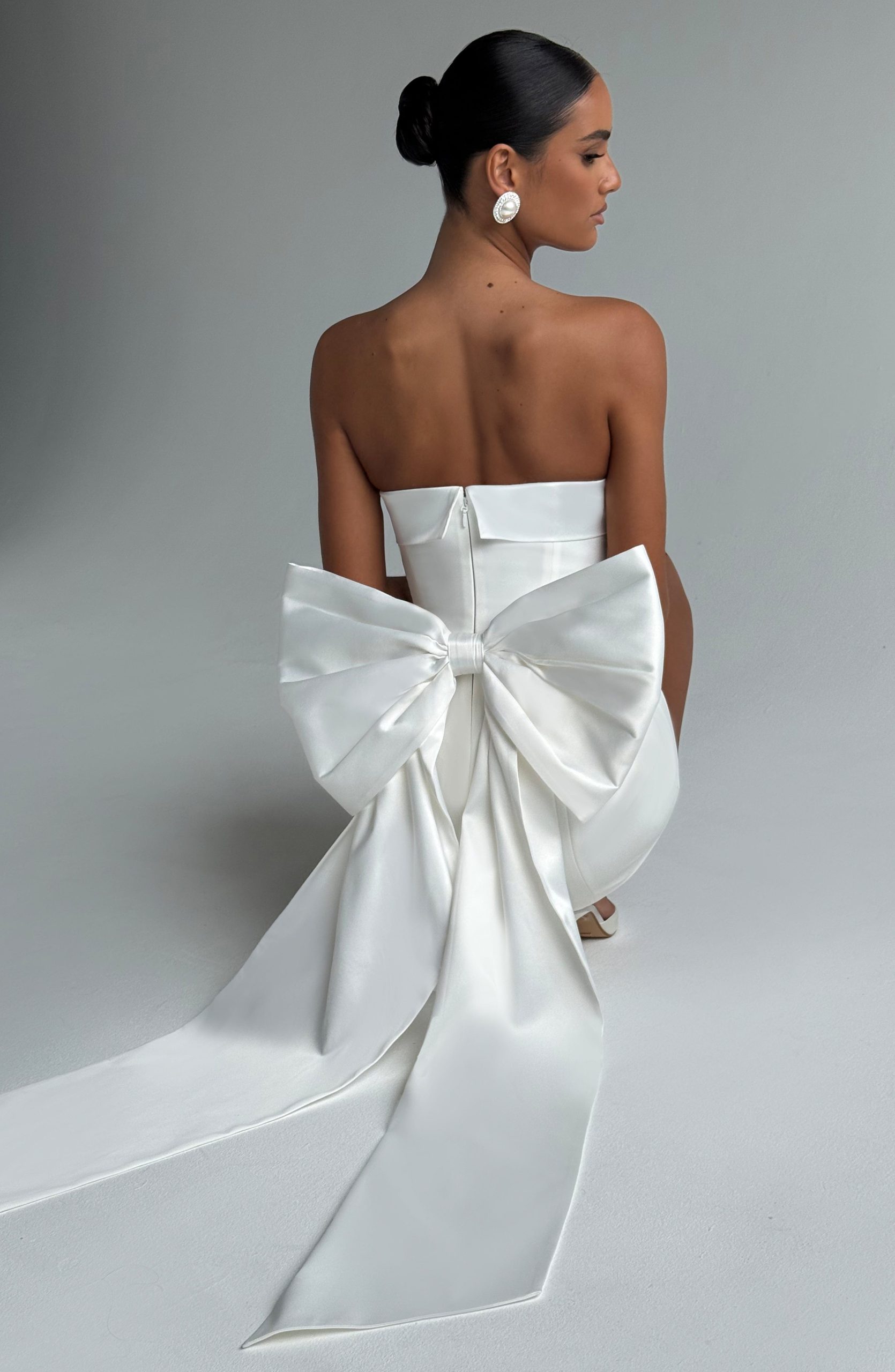 Barbara Mini Dress – Ivory
