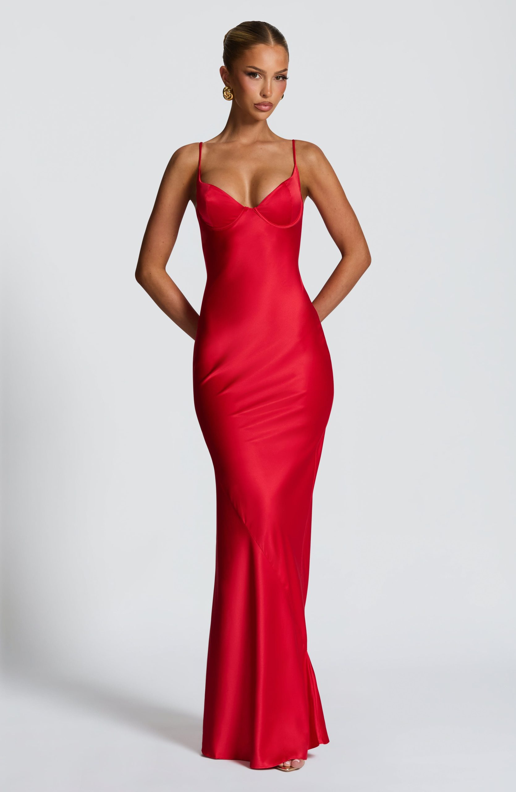 Athena Maxi Dress – Red