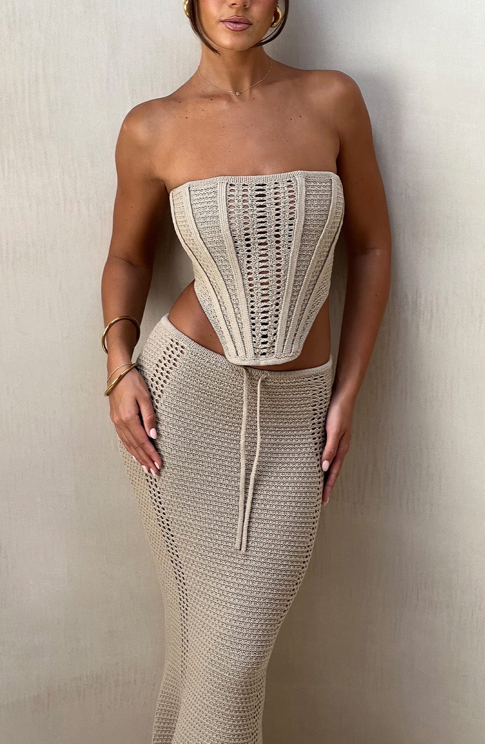 Carly Corset – Beige