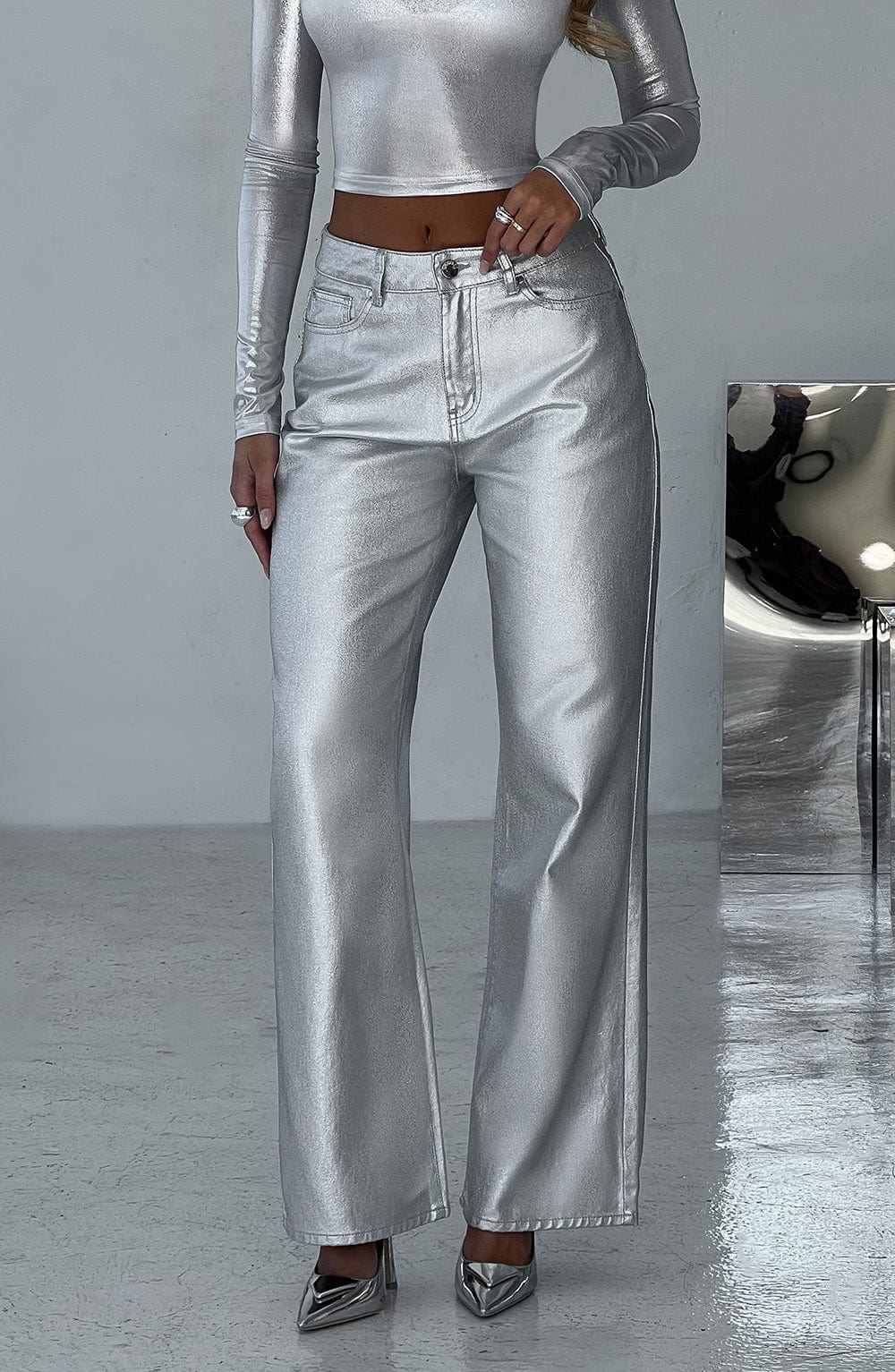 Cassidy Pant – Silver