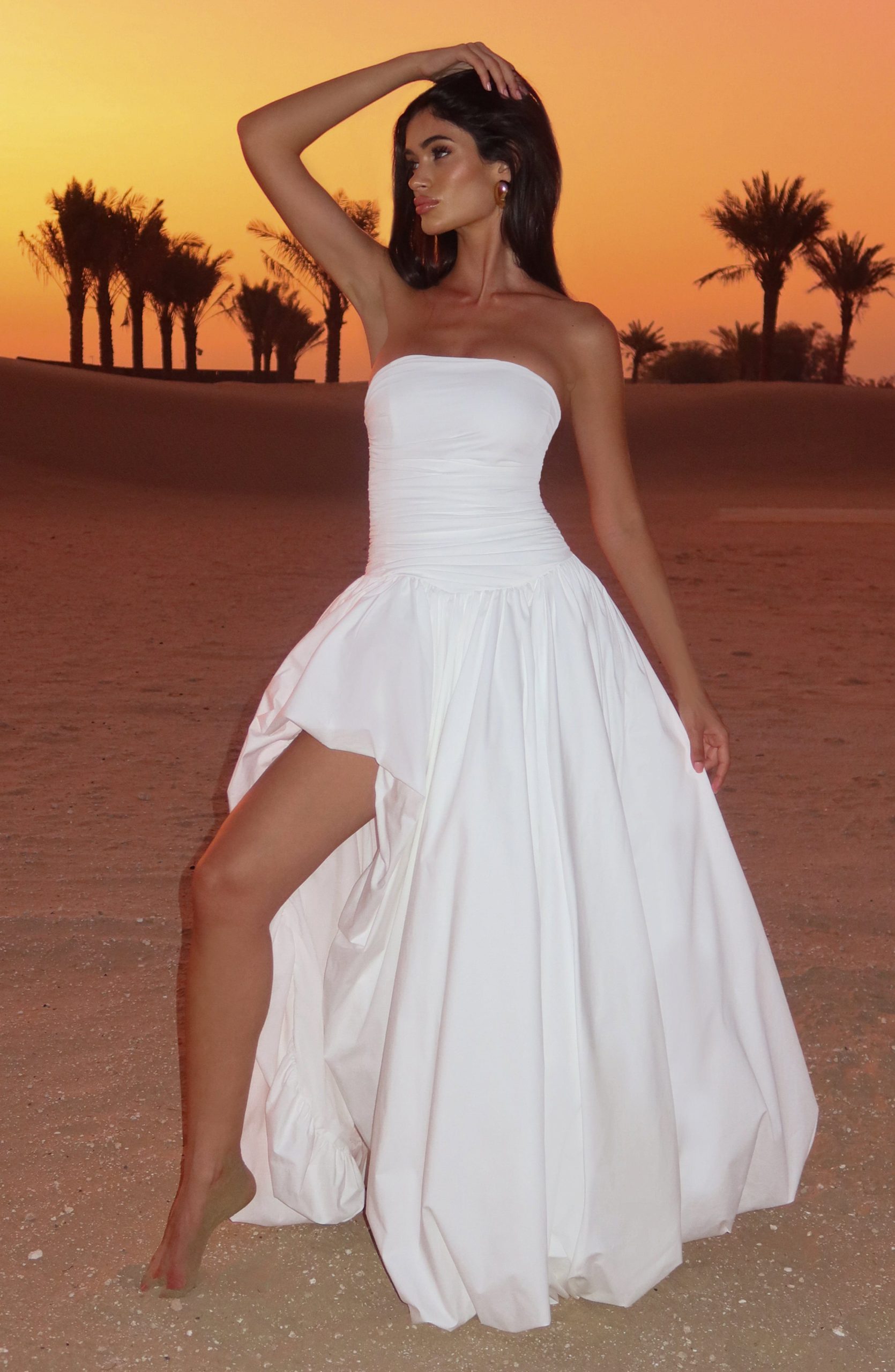 Jillian Maxi Dress – Ivory