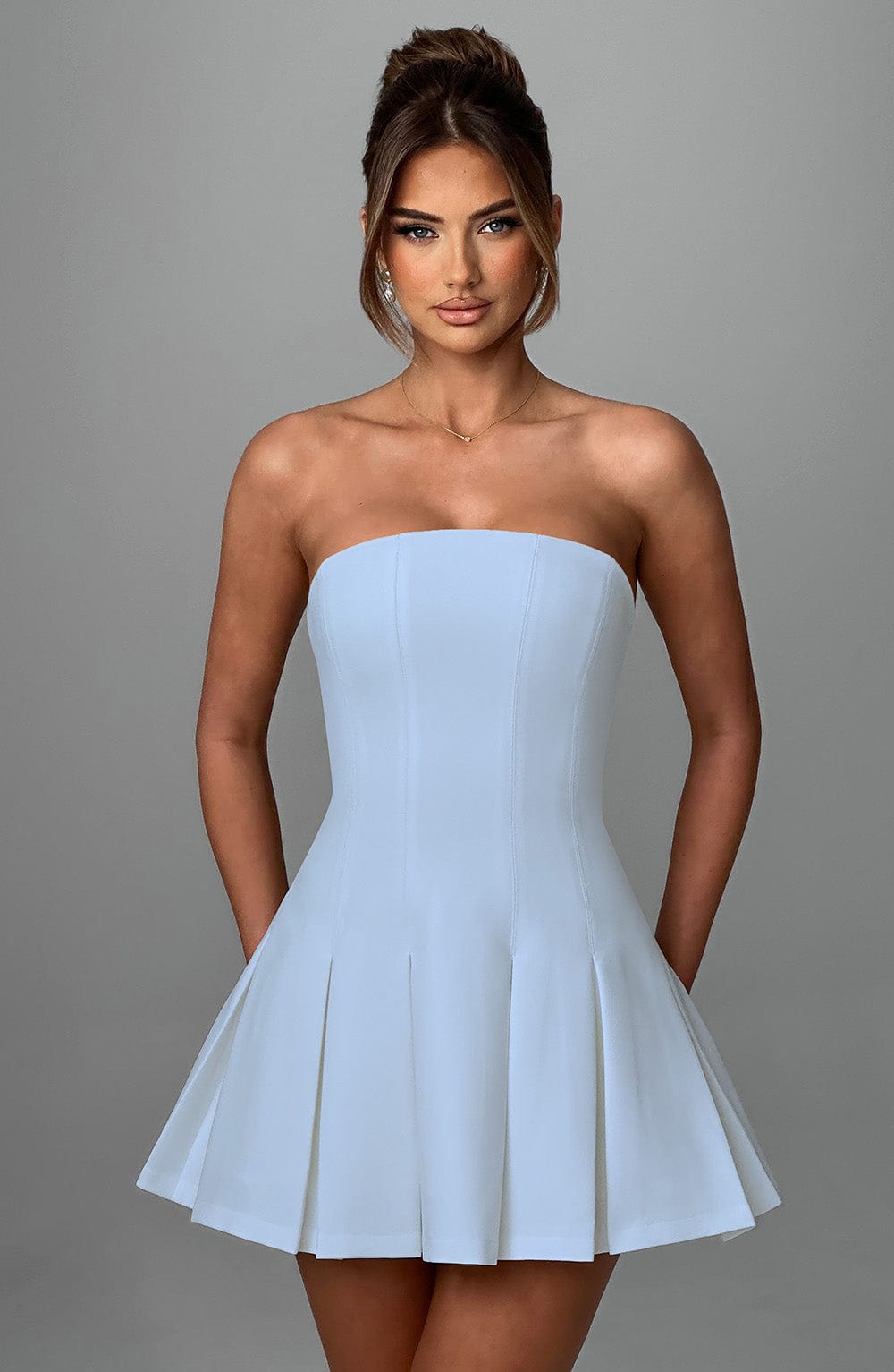Bryony Mini Dress – Blue