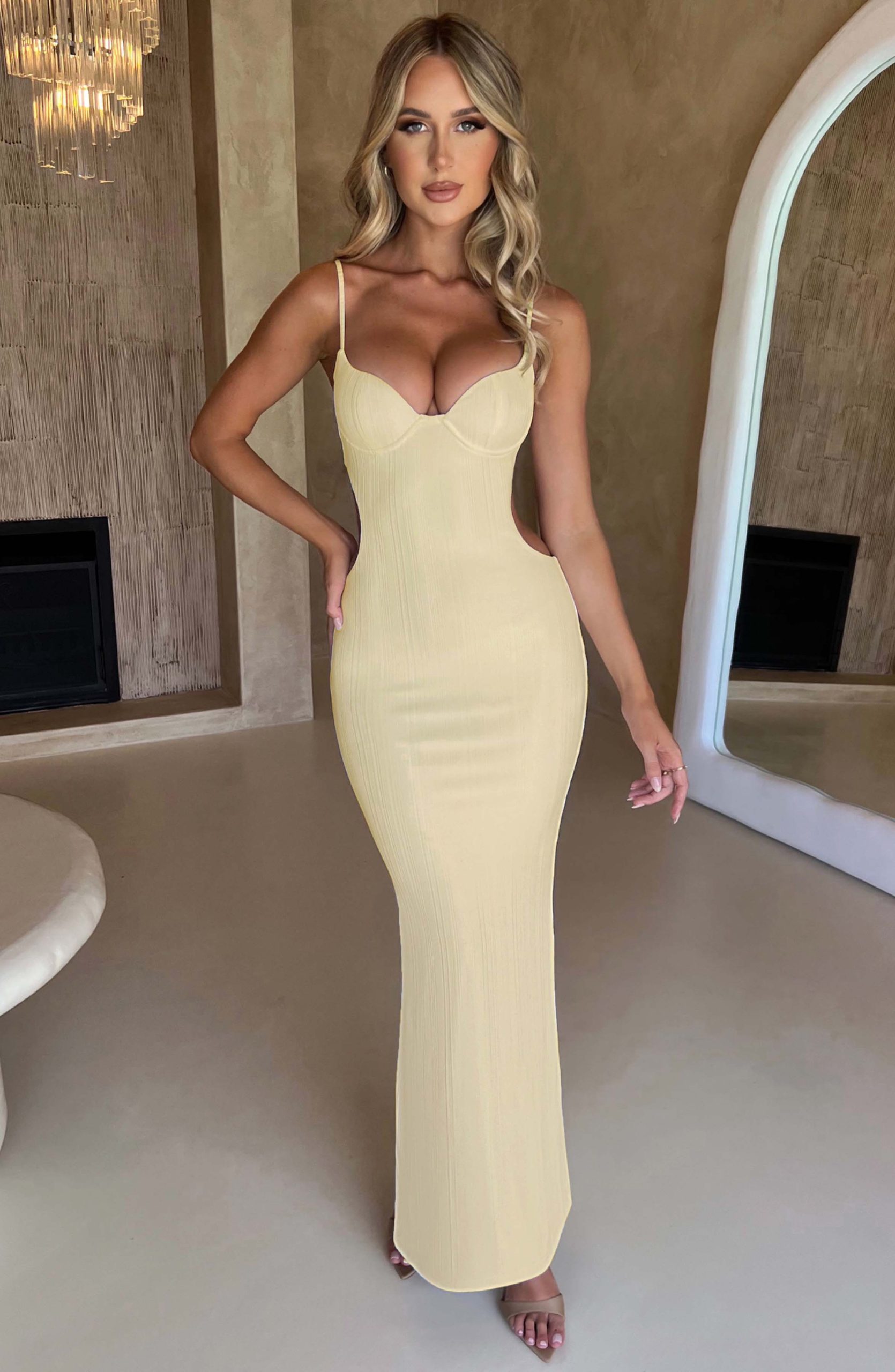 Celine Maxi Dress – Lemon