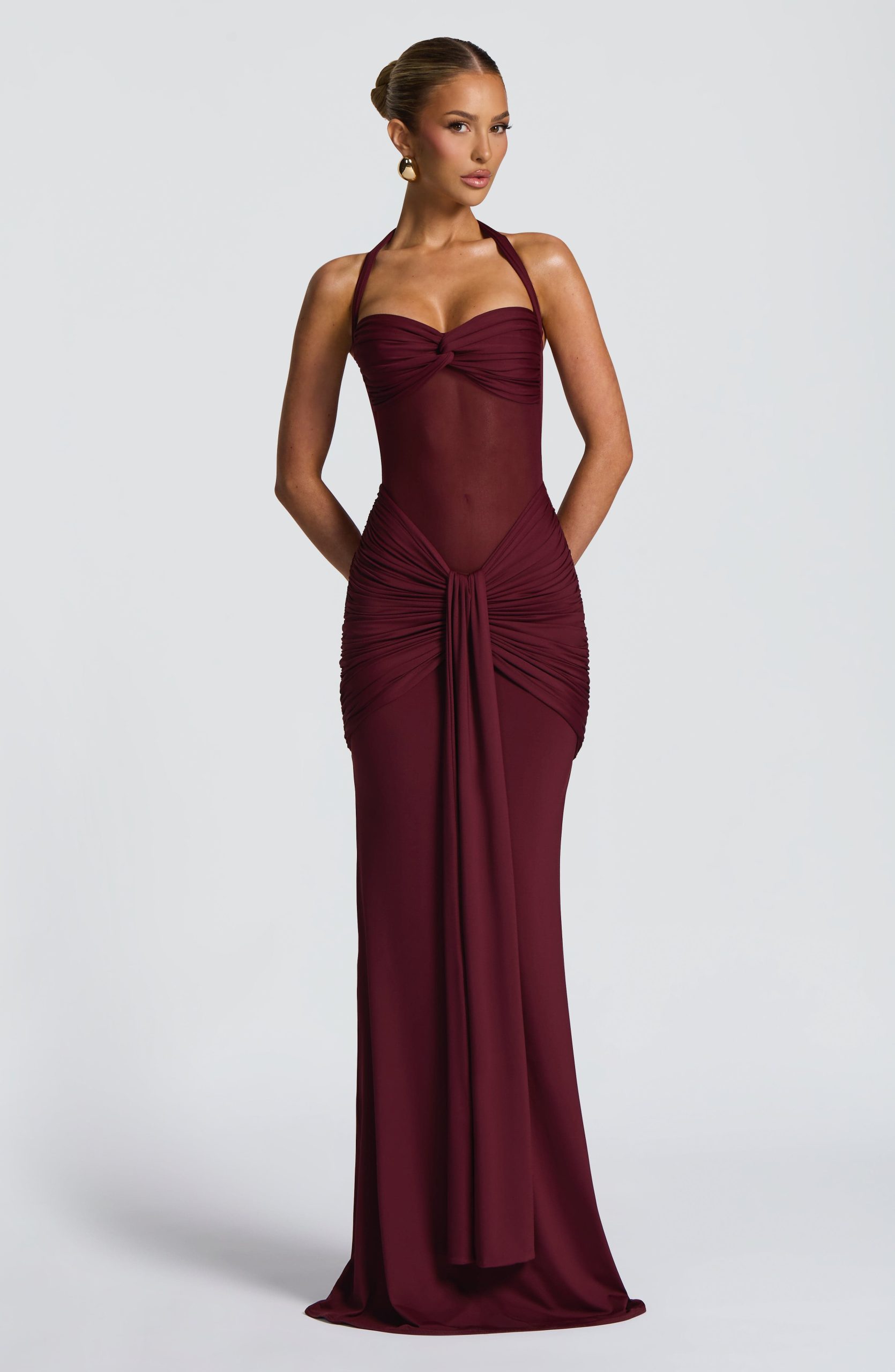 Vixen Maxi Dress – Cherry Lacquer