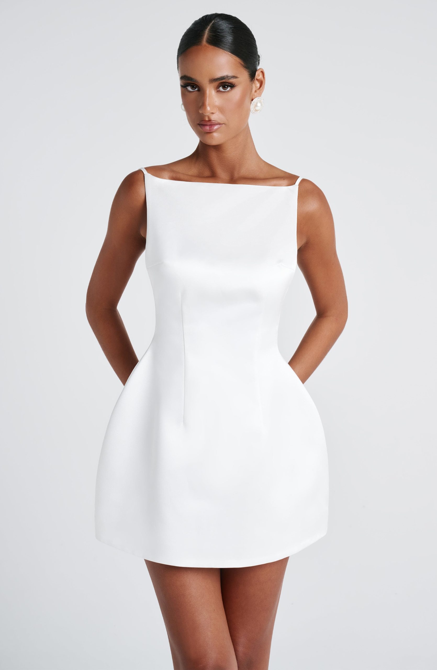 Tate Mini Dress – Ivory
