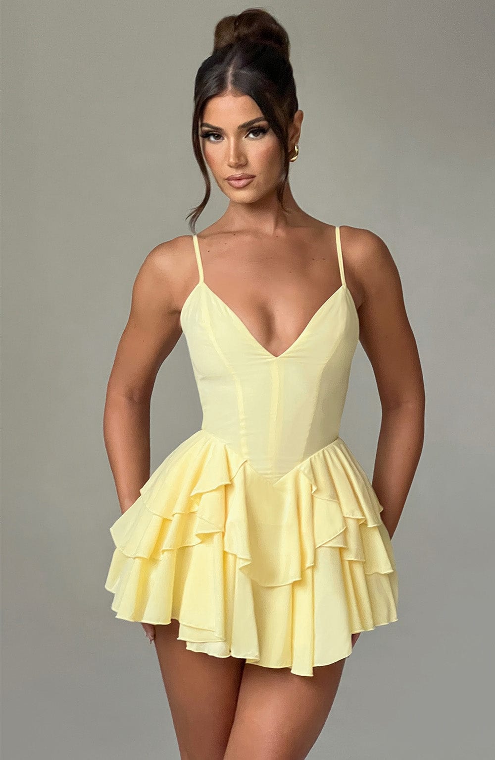 Veena Playsuit – Lemon