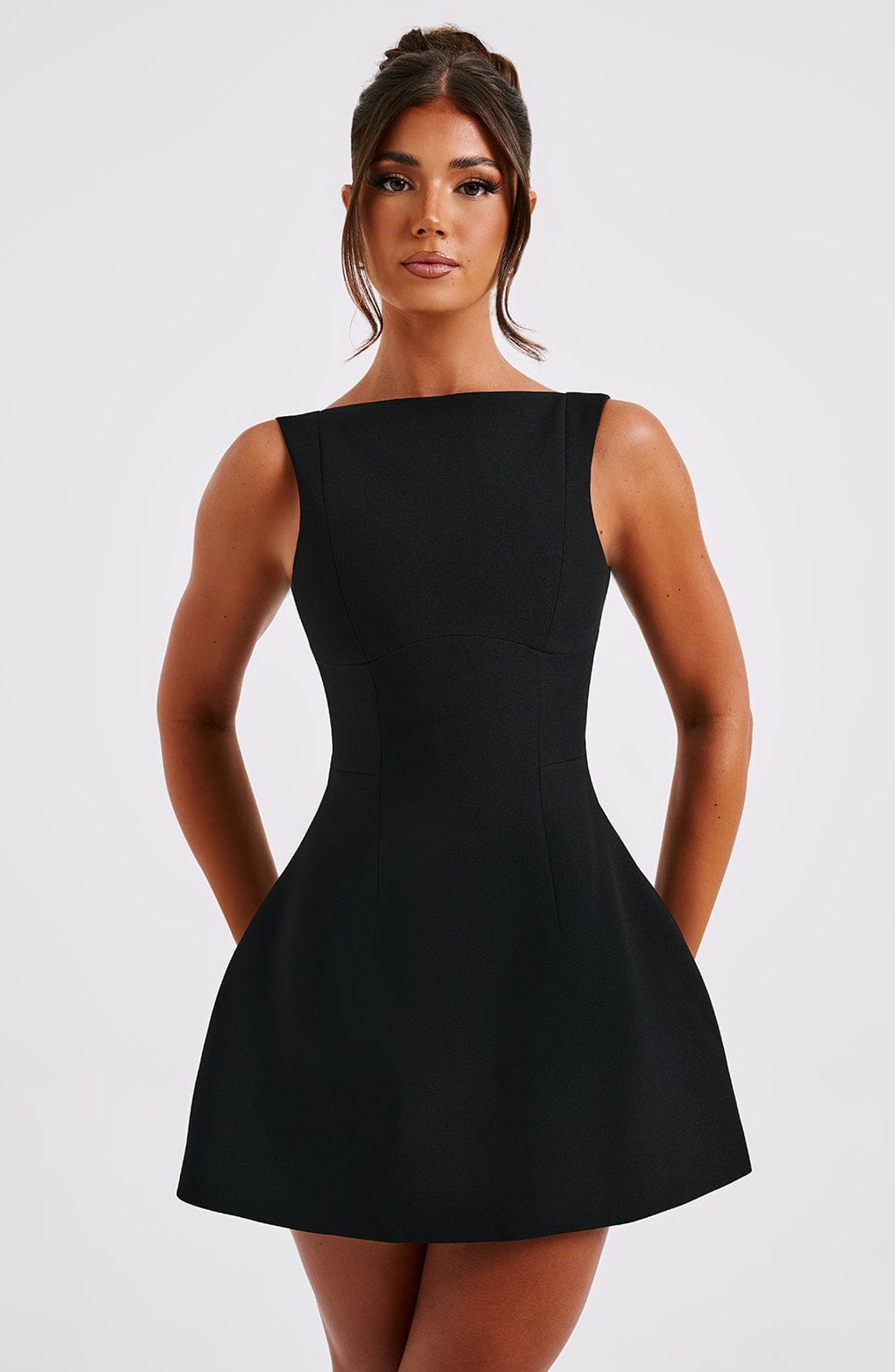 Alana Mini Dress – Black