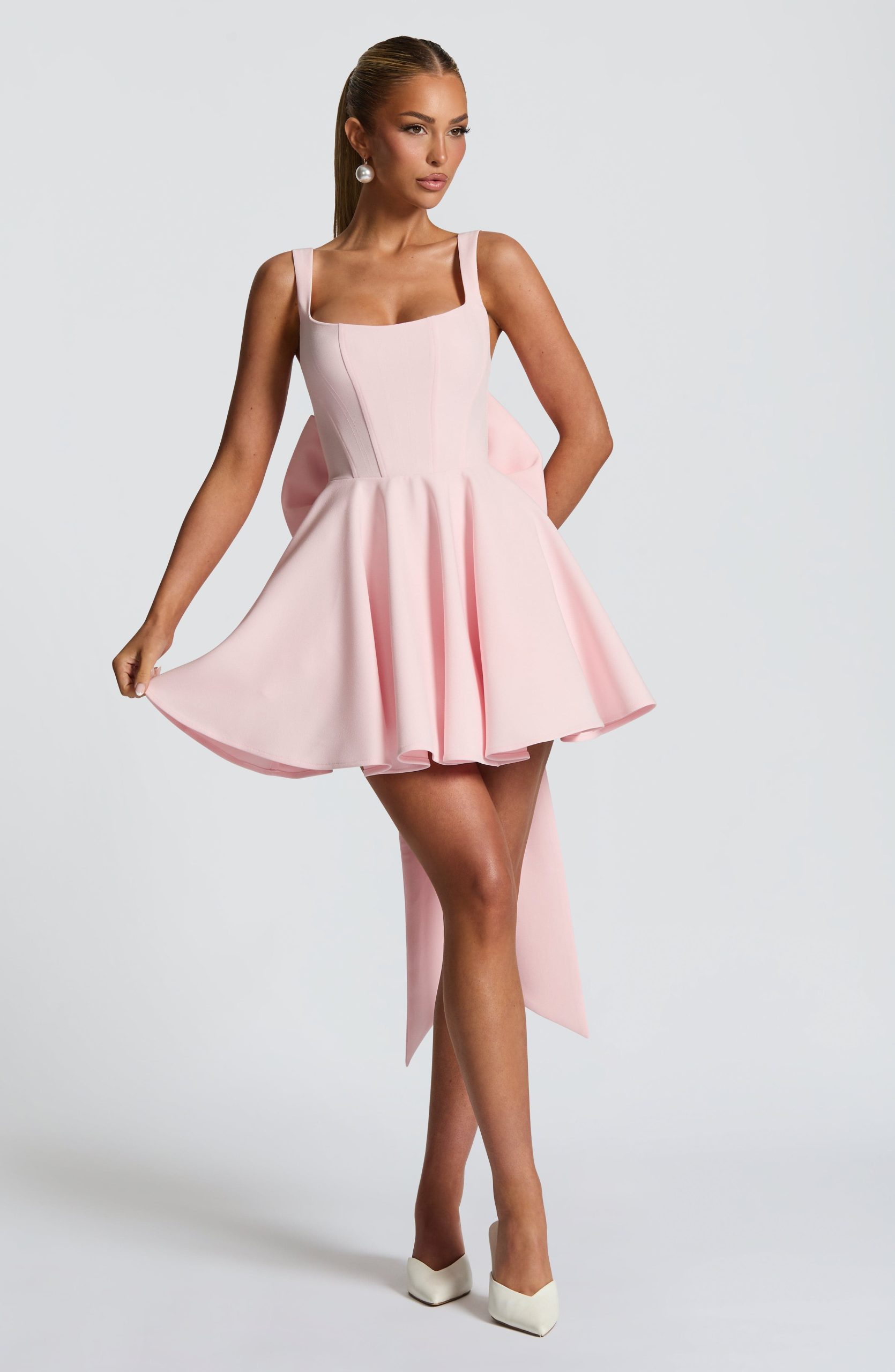 Rue Mini Dress – Blush