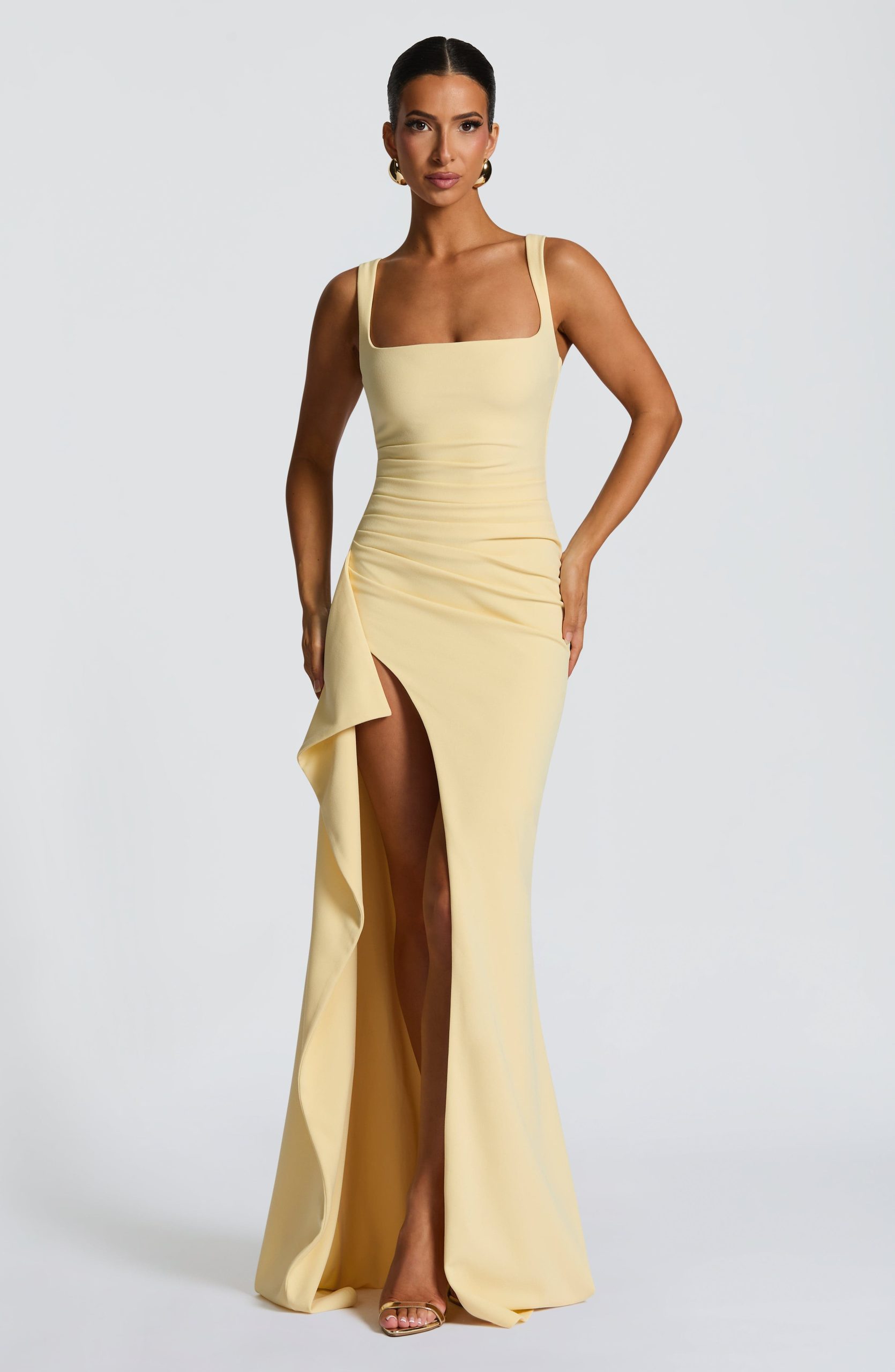 Katana Maxi Dress – Lemon