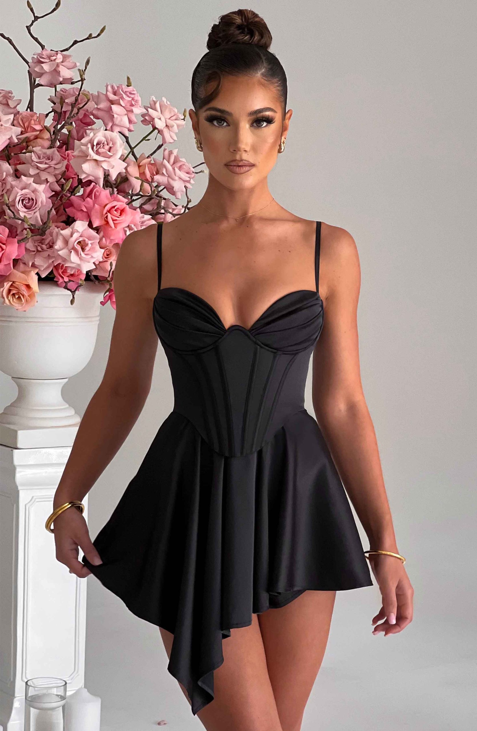 Saffron Playsuit – Black
